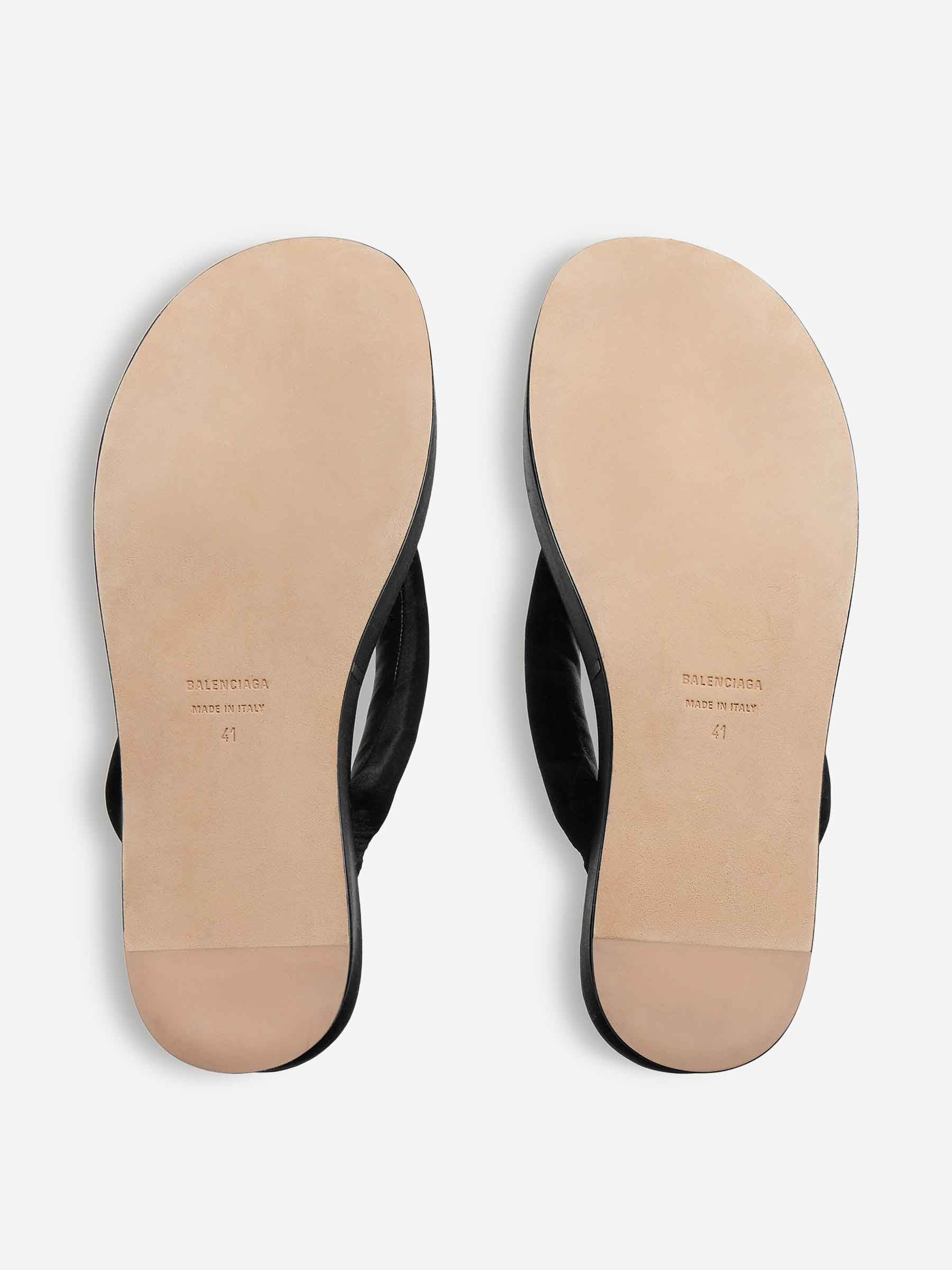 Balenciaga Mujer Barcelona Chancla Gaeta color Negro sku 800-005614 01 - Foto 4