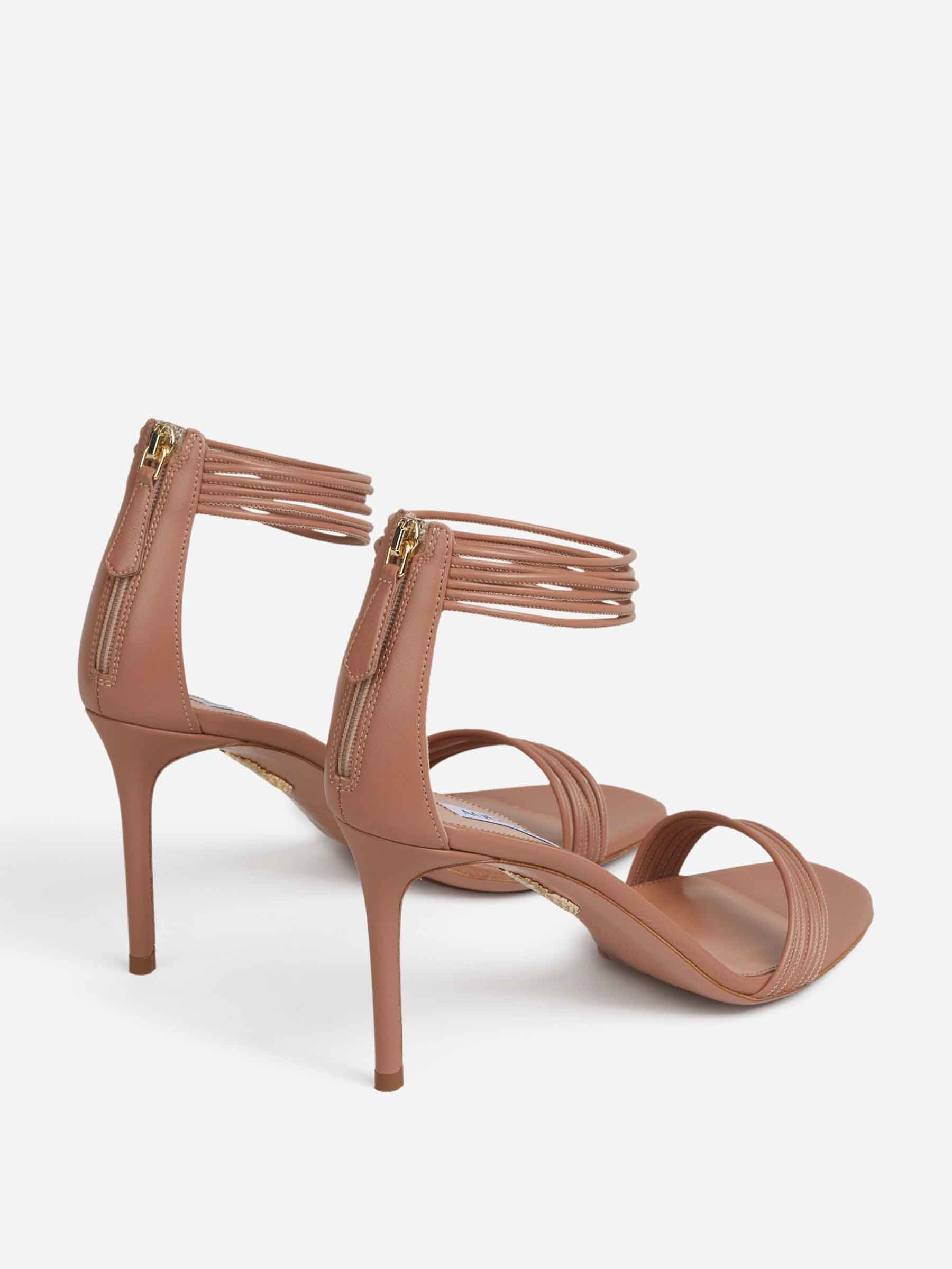 Aquazzura Mujer Barcelona Sandalia Sway 85 color Marrón sku 801-000032 01 - Foto 3