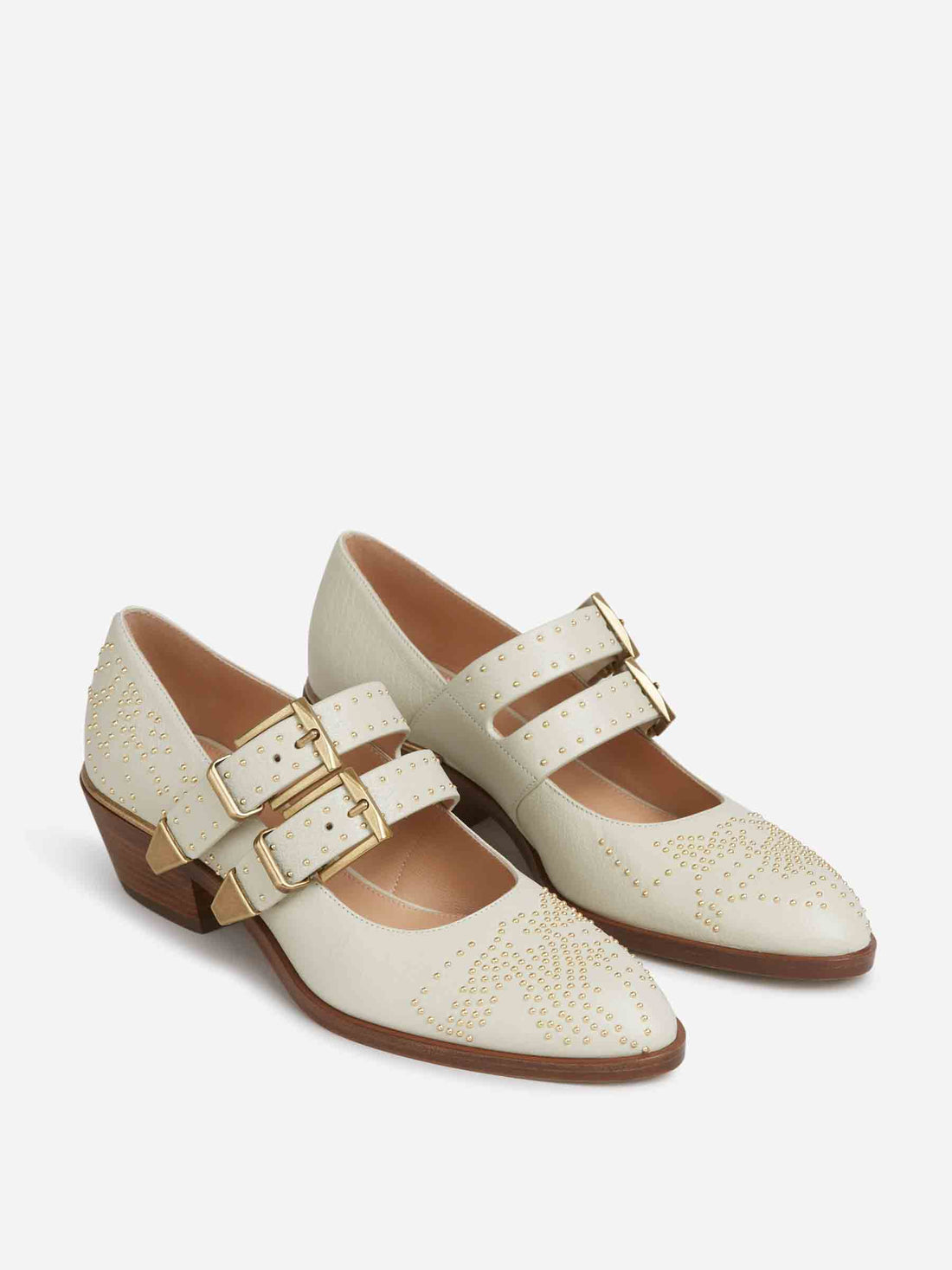 Outlet online Chloé Mujer Zapatos Pumps Susan color Marfil sku 802-000023 01 - Foto 2