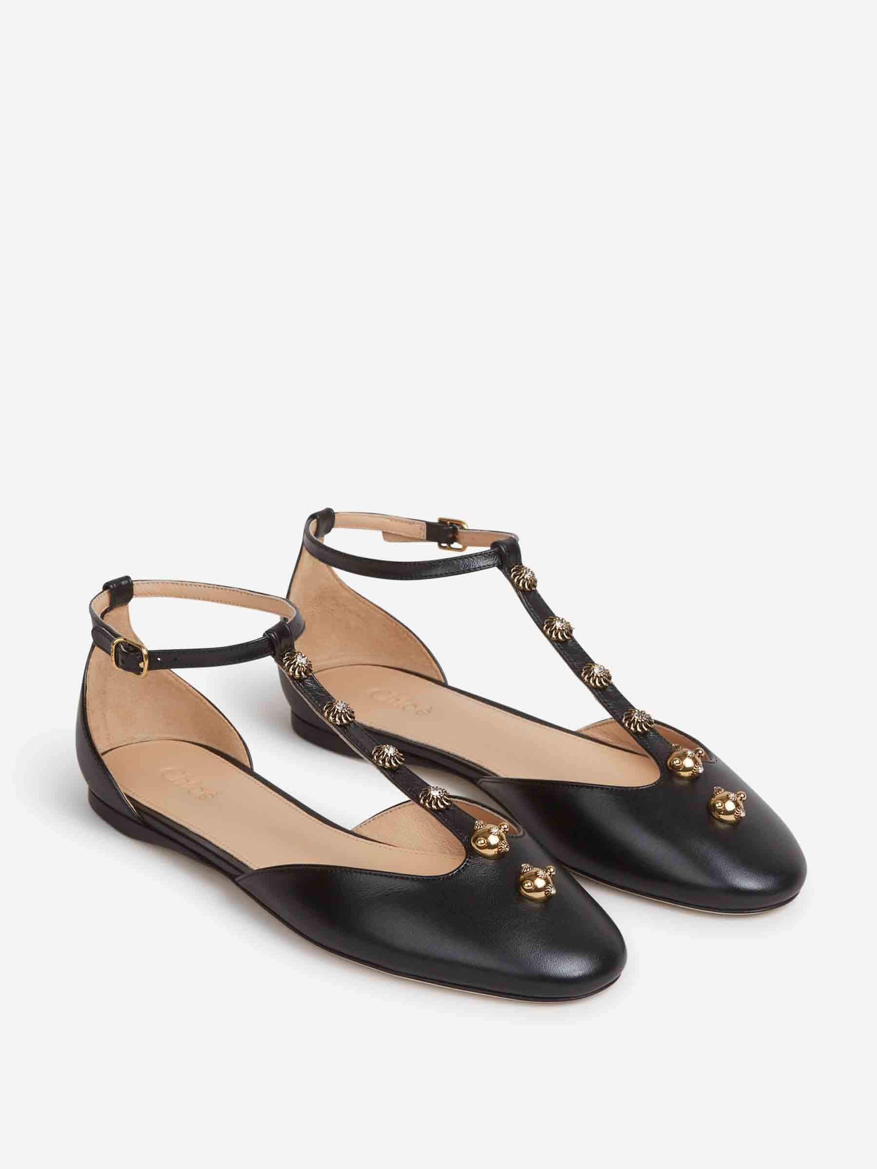 Outlet online Chloé Mujer Bailarinas Celeste color Negro sku 802-000026 01 - Foto 2