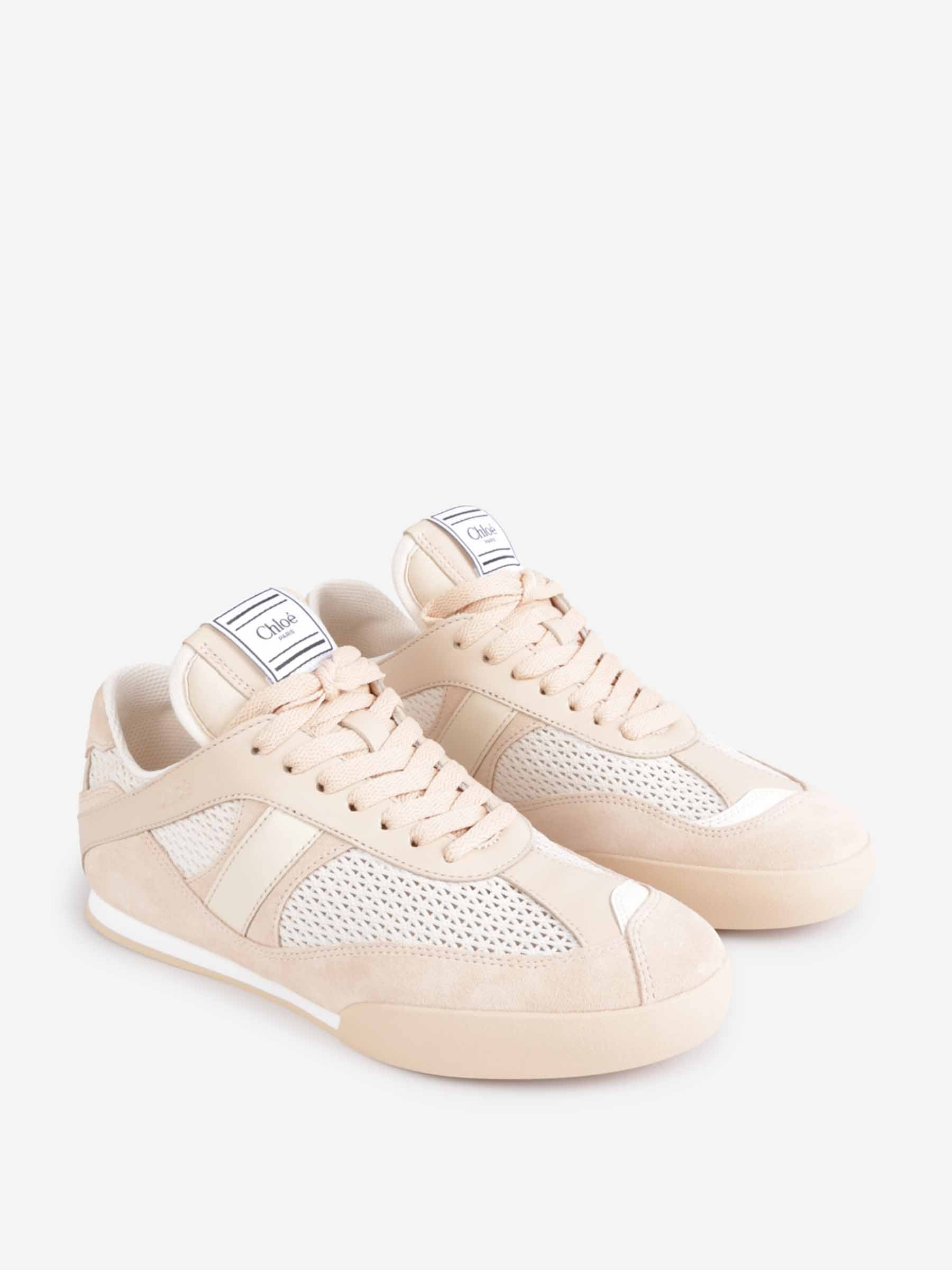 Outlet online Chloé Mujer Sneakers Kick Piel color Beige sku 806-000391 01 - Foto 2
