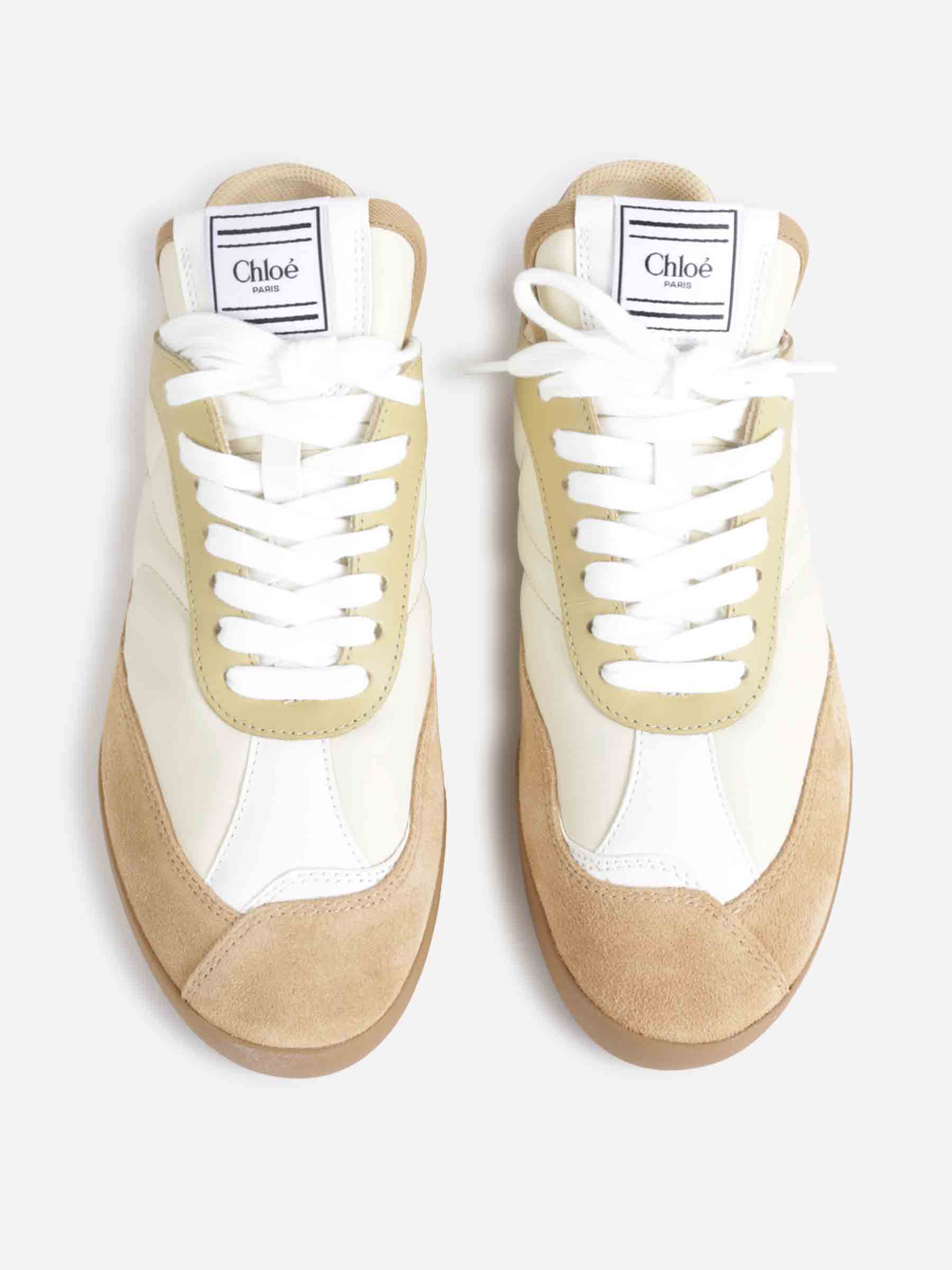 Chloé Mujer Barcelona Sneakers Kick color Camel sku 806-000393 01 - Foto 3
