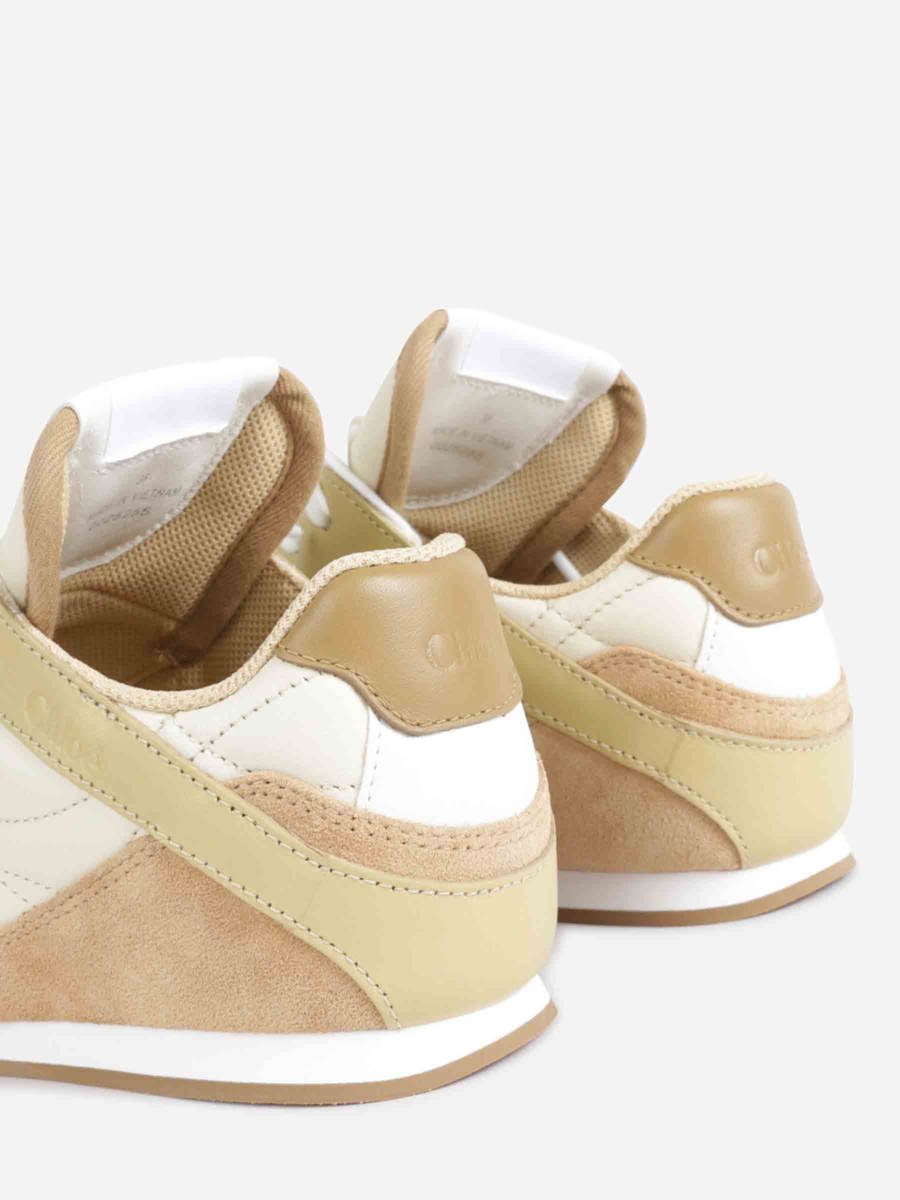 Chloé Mujer Barcelona Sneakers Kick color Camel sku 806-000393 01 - Foto 4