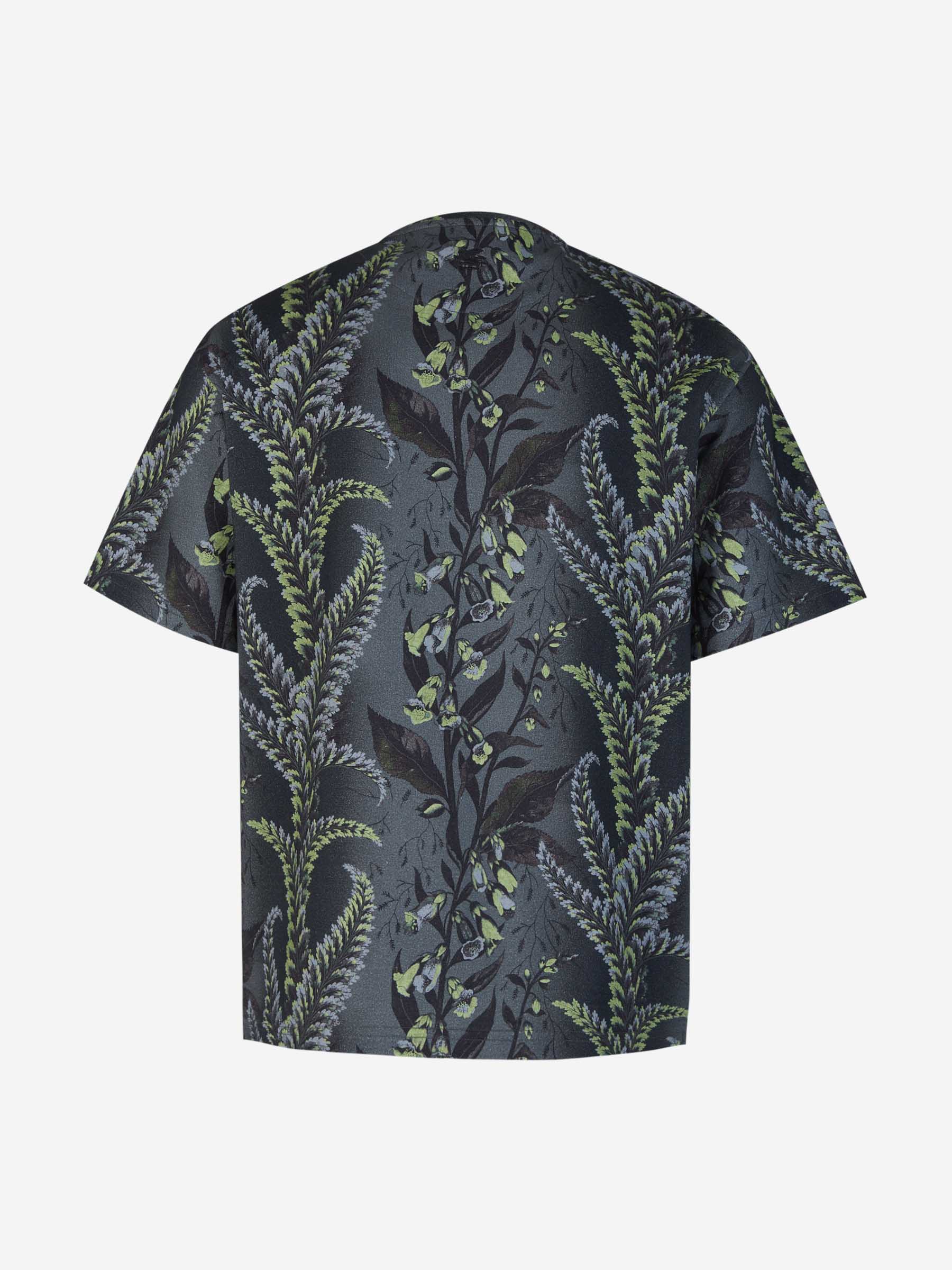 Outlet online Etro Hombre Camiseta Algodón Flores color Gris Antracita sku 553-003635 01 - Foto 2