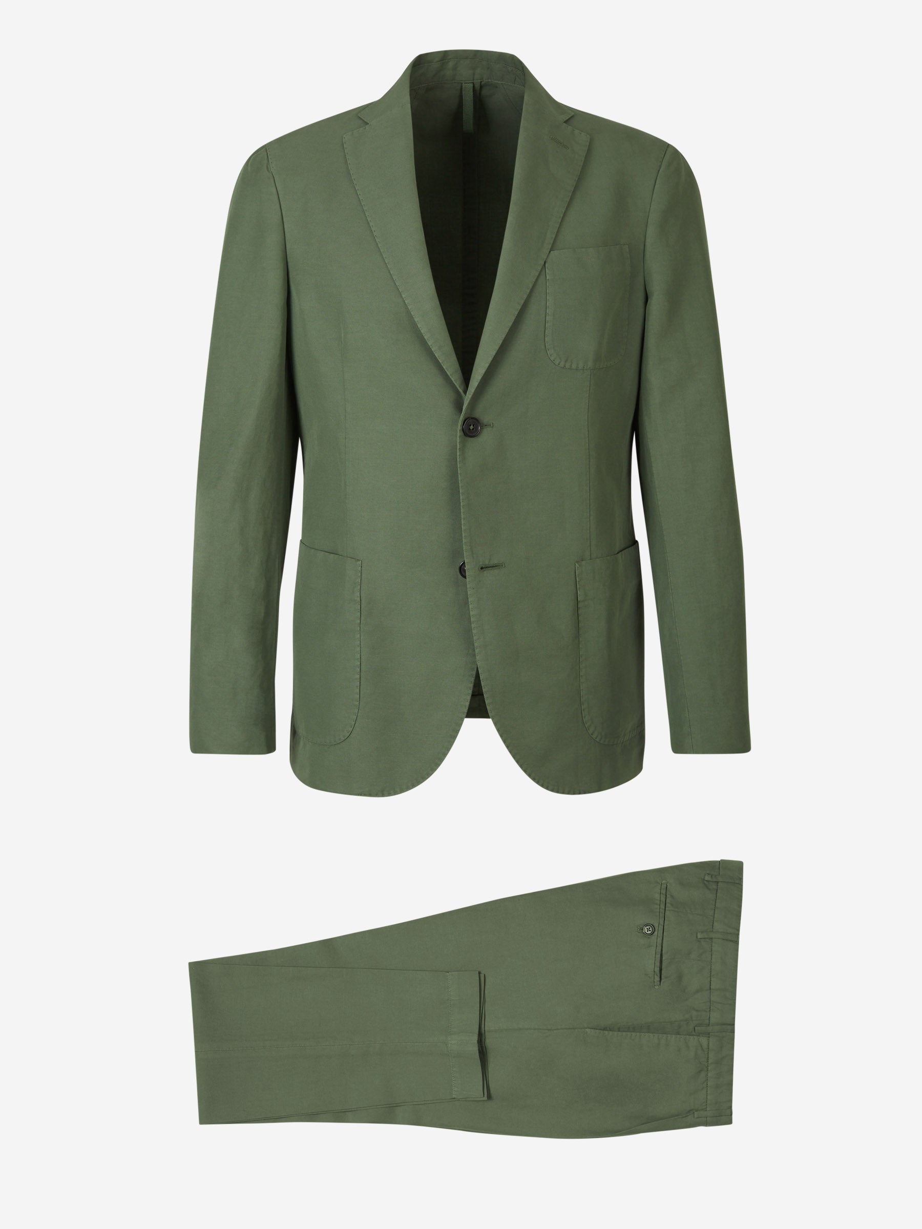 Outlet online Incotex Hombre Traje Liso Lino color Verde Menta sku 312-002812 01 - Foto 1