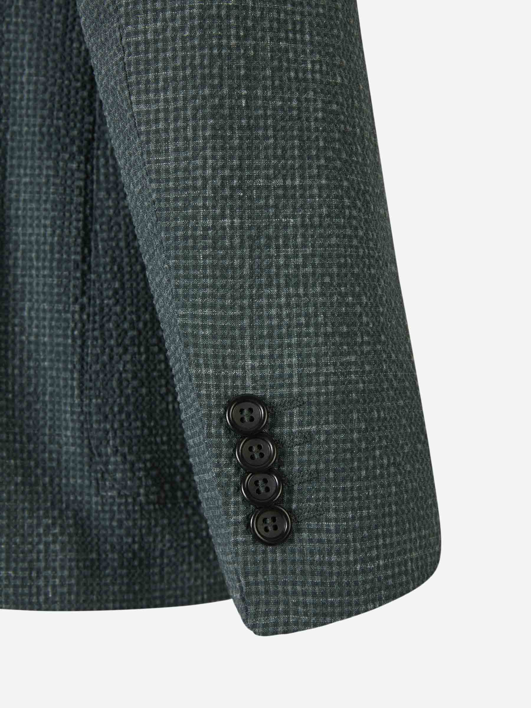 Outlet online Canali Hombre Americana Bicolor Lana color Verde Menta sku 302-003462 02 - Foto 5