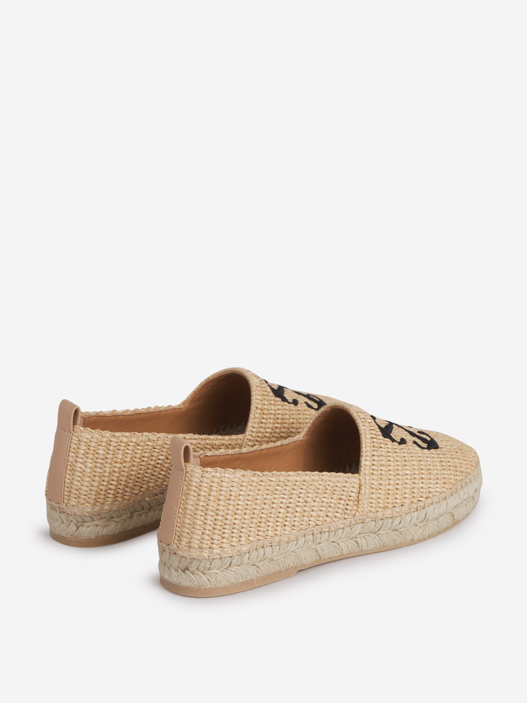 Outlet online Off-White Mujer Alpargatas Rafia Arrow color Marrón sku 800-005187 01 - Foto 3