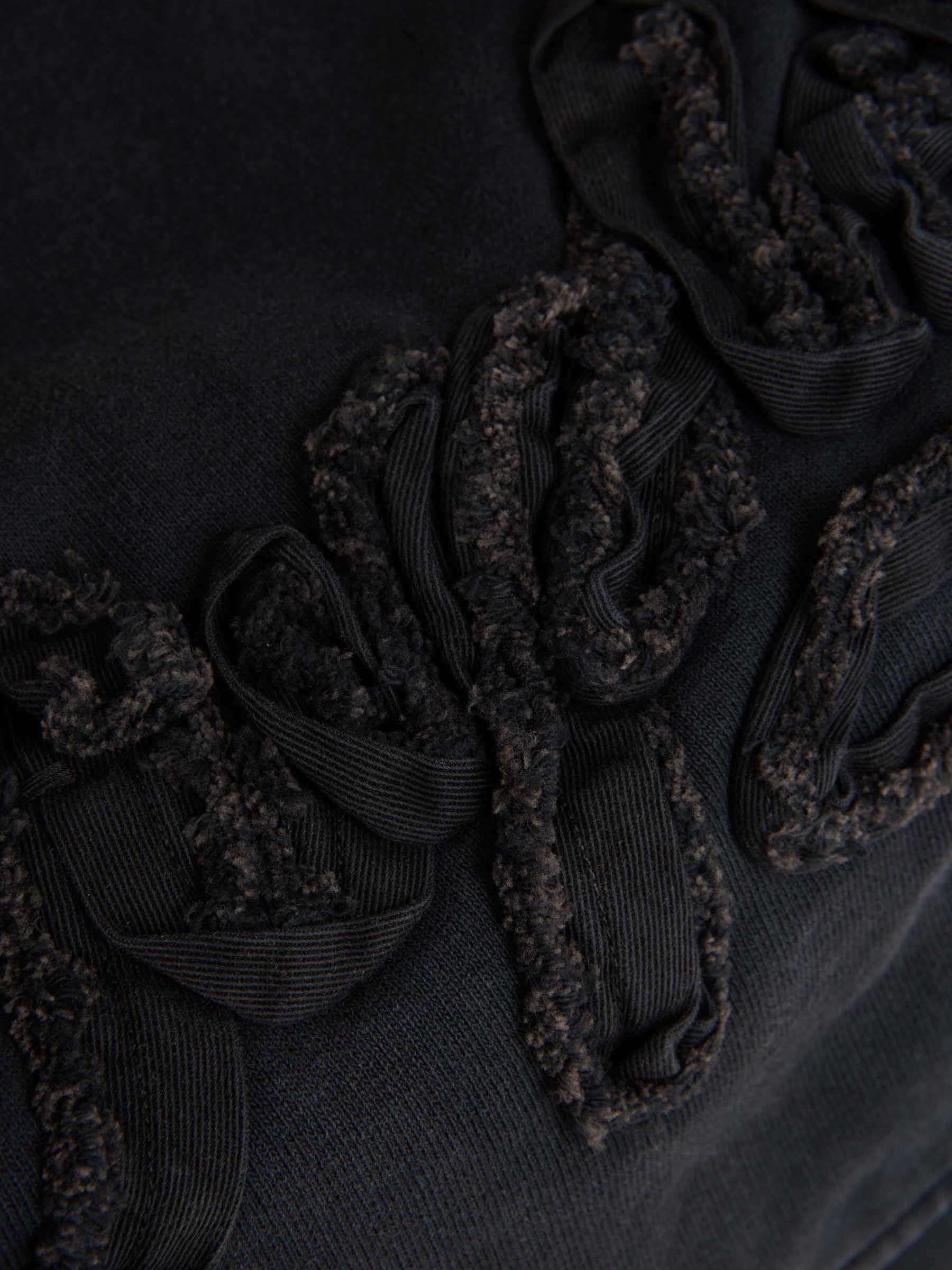 Acne Studios Bolso Algodón Logo color Negro sku 810-006591 01 - Foto 4