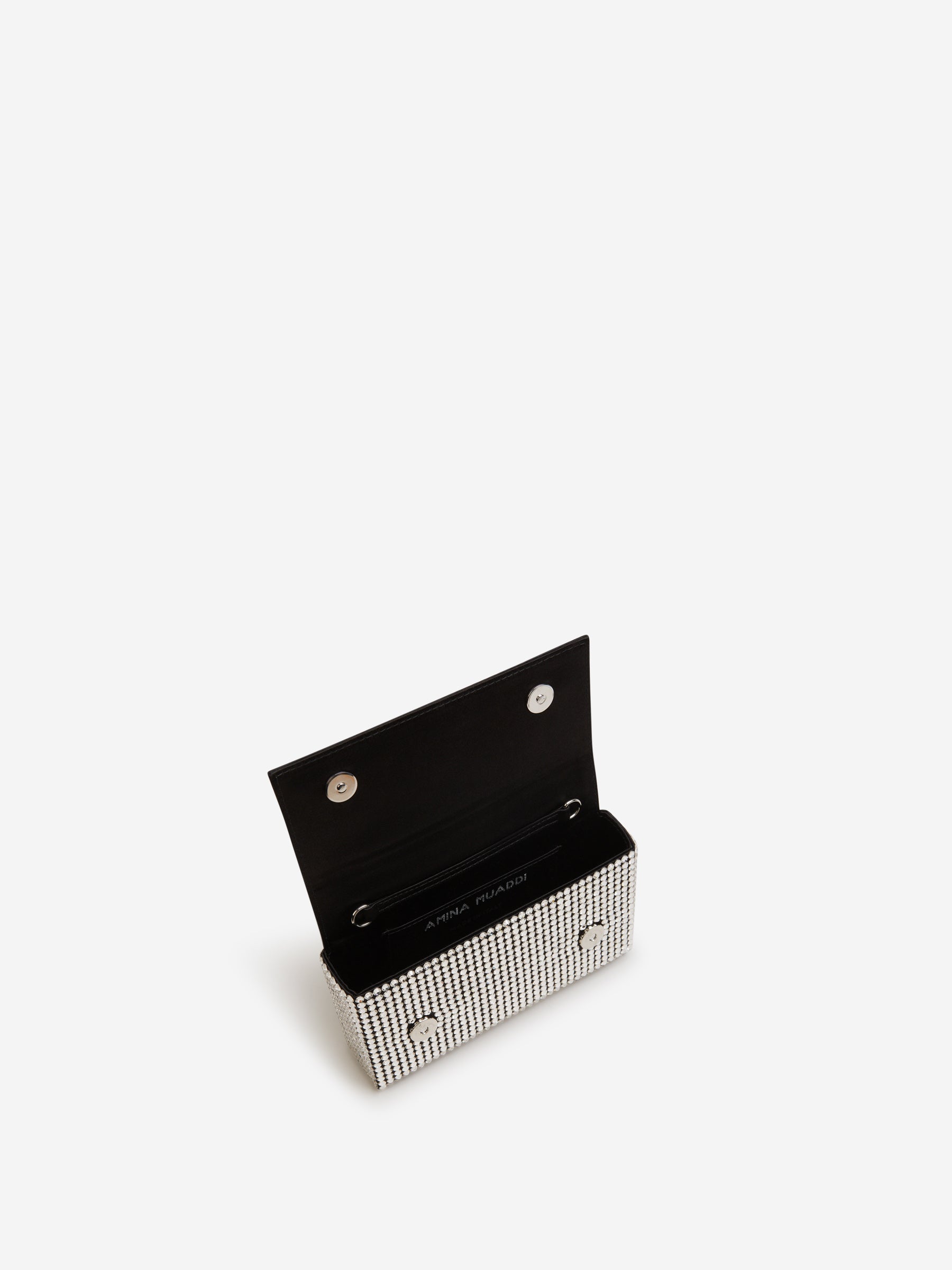 Outlet online Amina Muaddi Mujer Bolso Clutch Superamina Paloma color Negro sku 810-006812 02 - Foto 9