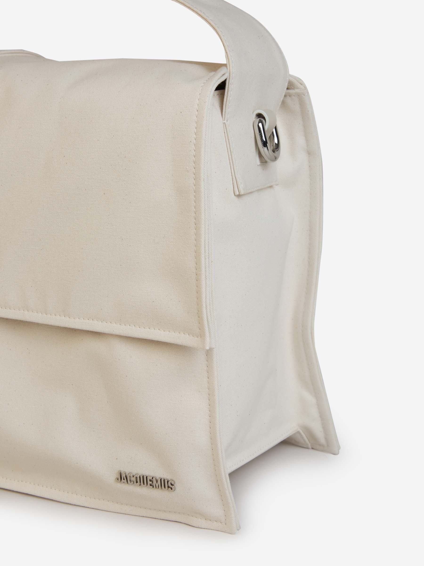 Outlet online Jacquemus Mujer Bolso Le Bambino De Voyage color Marfil sku 810-007119 00 - Foto 6