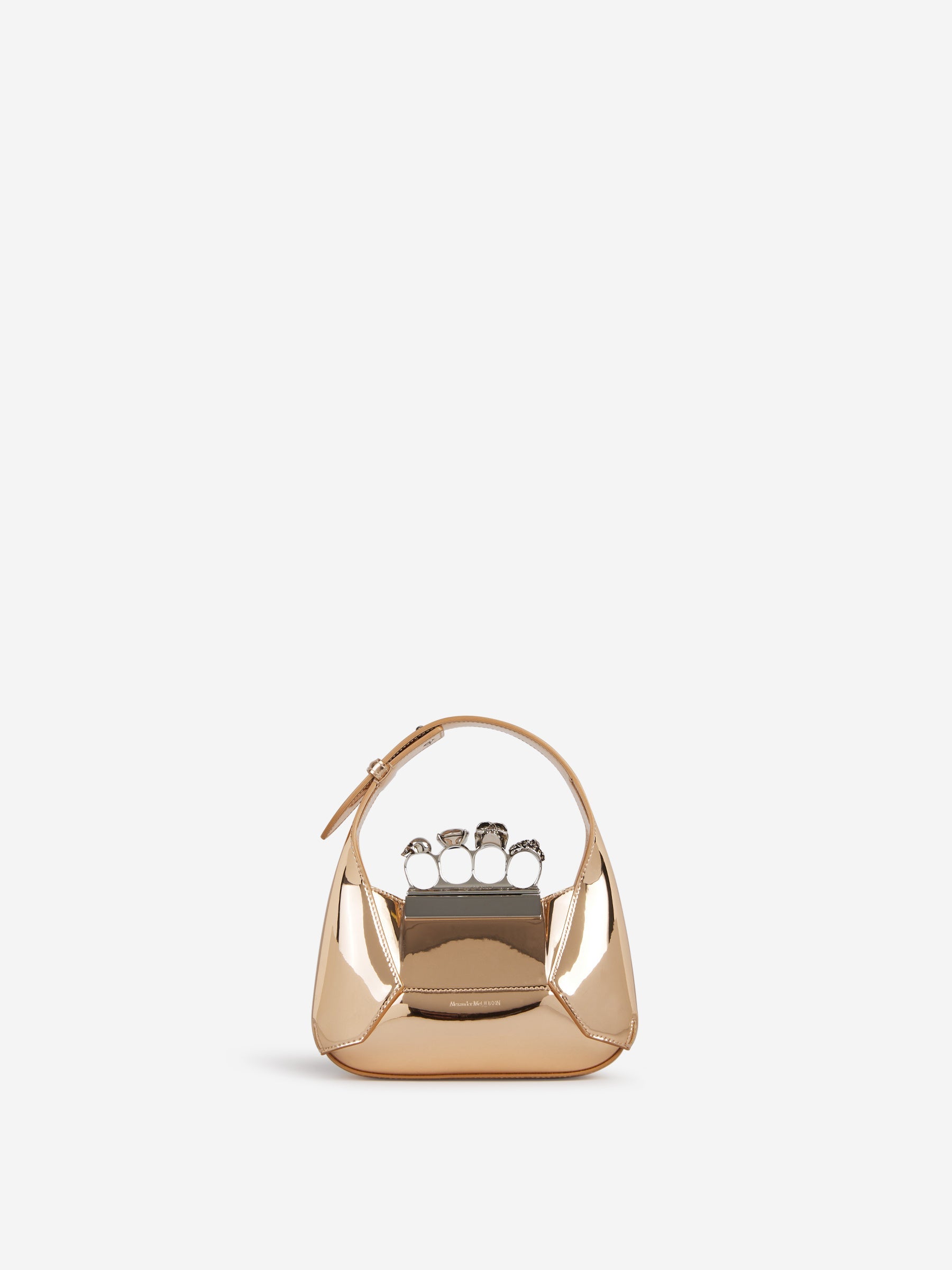Outlet online McQueen Mujer Bolso de Mano Hobo Mini color Dorado sku 810-007536 01 - Foto 1