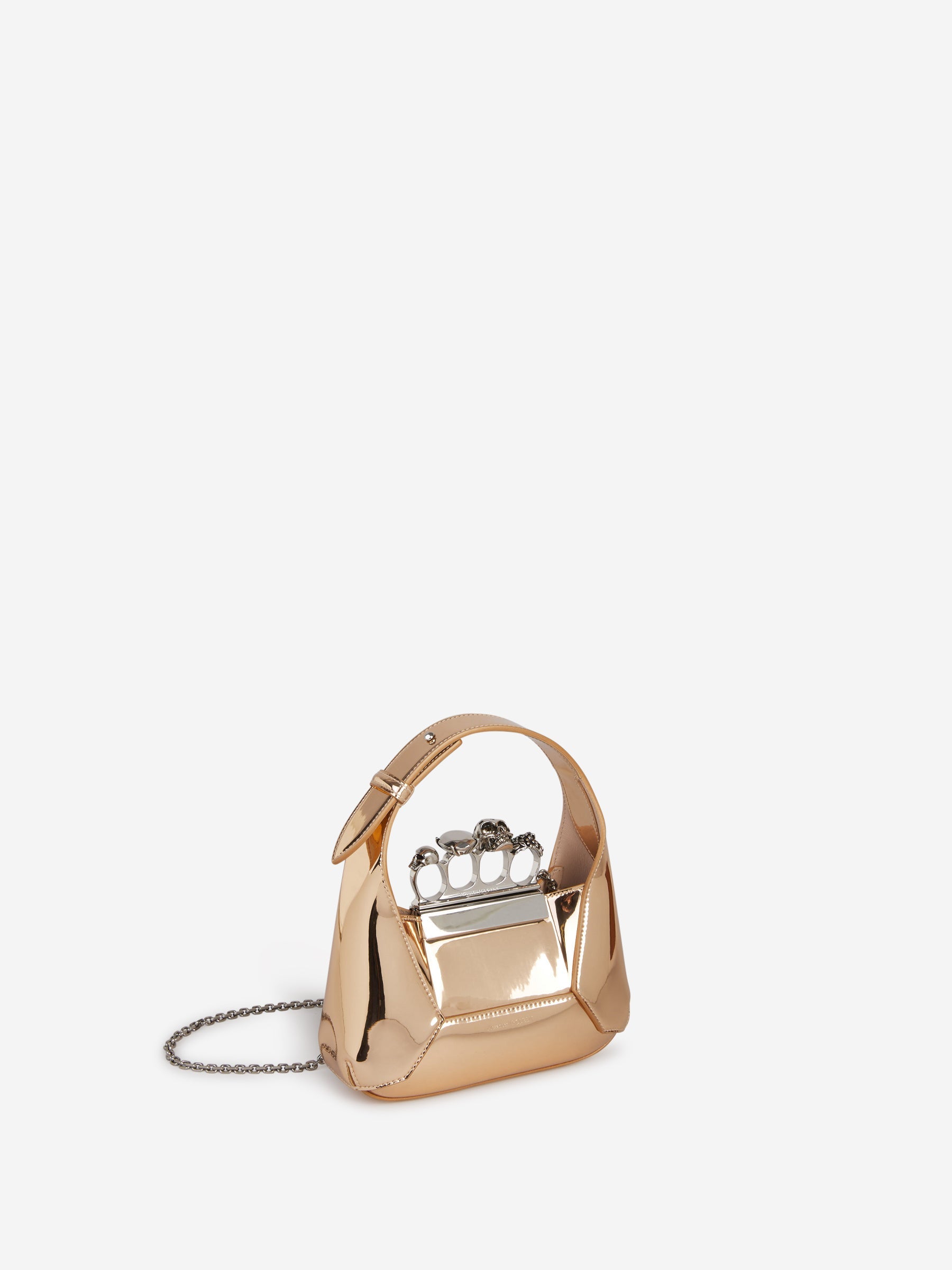 Outlet online McQueen Mujer Bolso de Mano Hobo Mini color Dorado sku 810-007536 01 - Foto 2