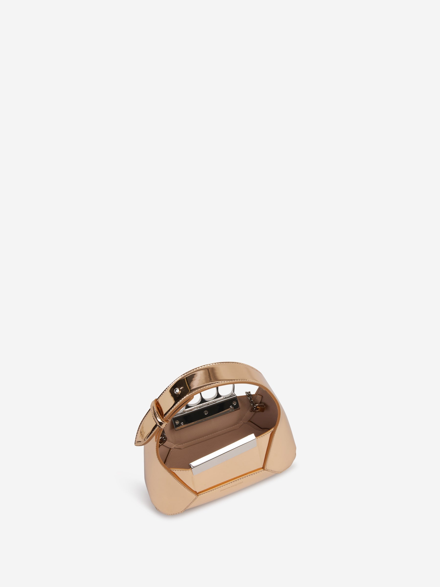 Outlet online McQueen Mujer Bolso de Mano Hobo Mini color Dorado sku 810-007536 01 - Foto 4
