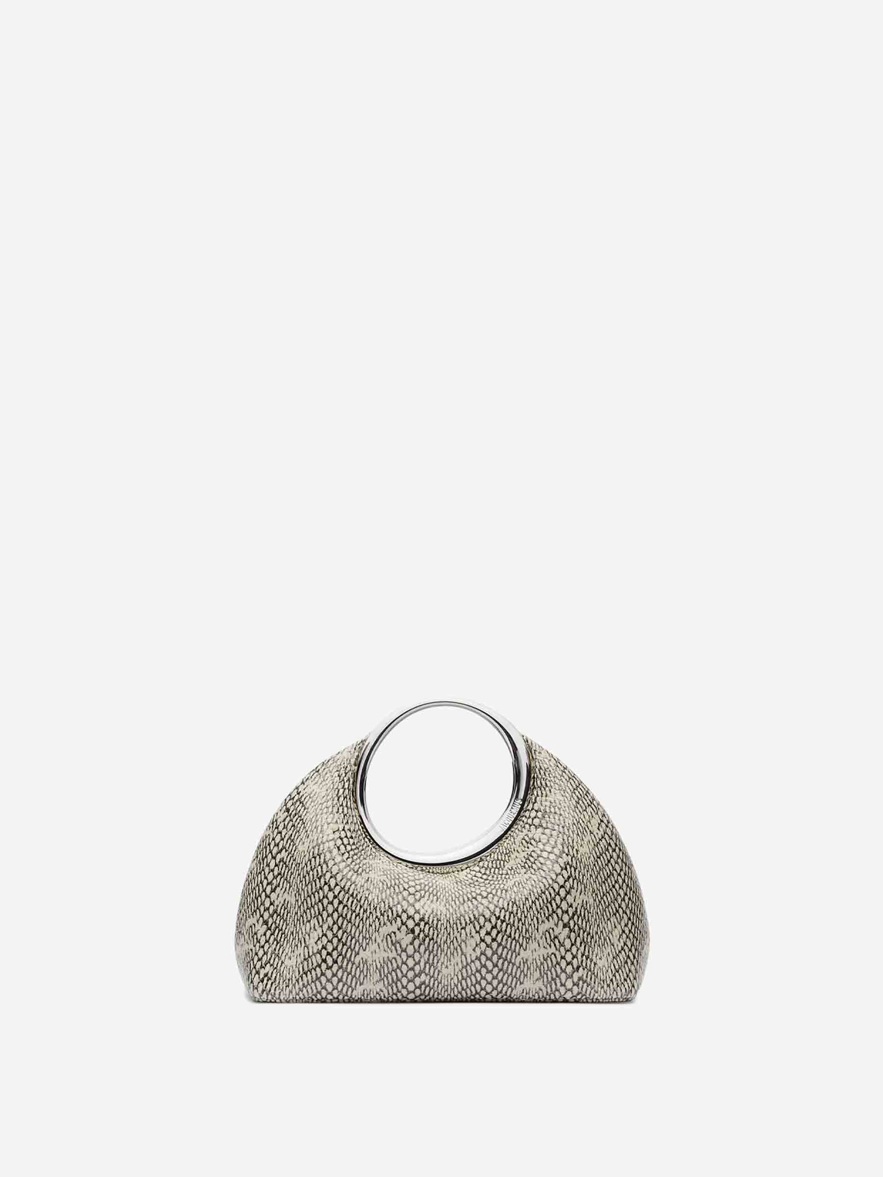 Jacquemus Mujer Barcelona Bolso Mano Le petit Calino color Serpiente sku 810-008060 01 - Foto 1