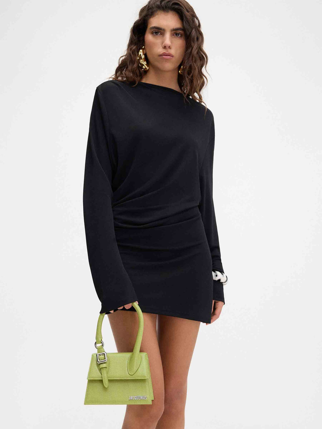 Jacquemus Mujer Barcelona Bolso Mano Le Chiquito Hebilla M color Verde sku 810-008062 01 - Foto 2