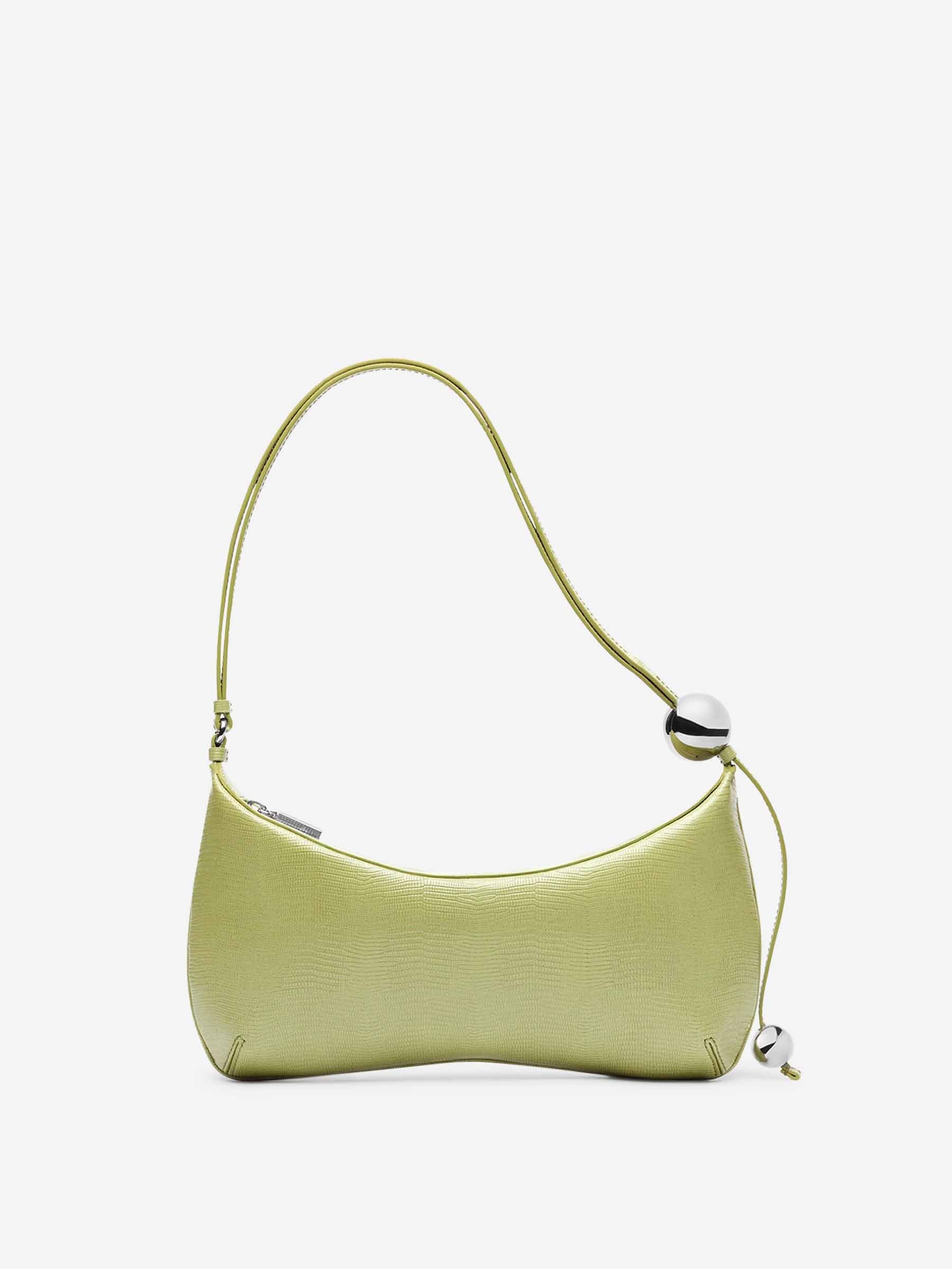 Outlet online Jacquemus Mujer Bolso Hombro Le grand Bisou Perle color Verde sku 810-008086 01 - Foto 4
