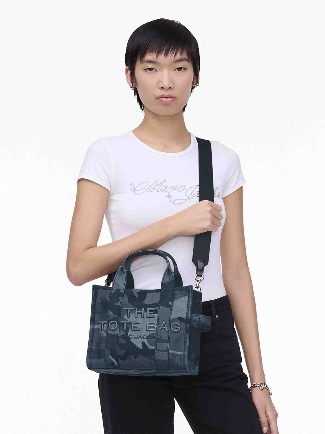 Marc Jacobs Mujer Barcelona Bolso Tote Camo Jacquard S color Camuflaje Azul sku 810-008134 01 - Foto 2