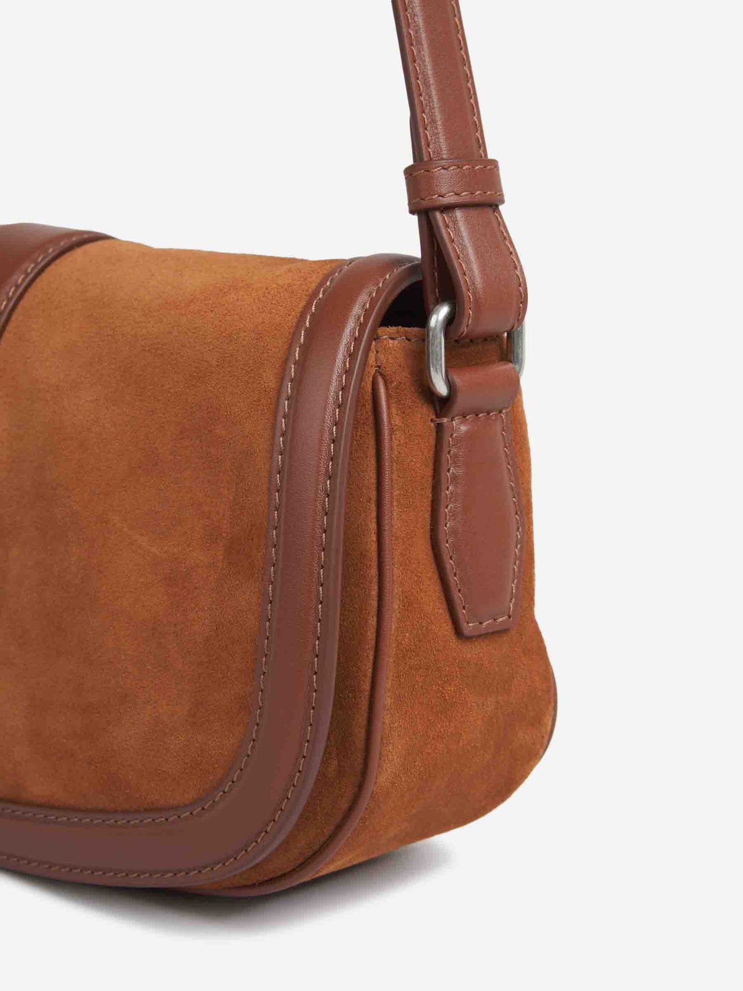 Alexander McQueen Mujer Barcelona Bolso Bandolera T-Bar color Marrón sku 810-008186 01 - Foto 7