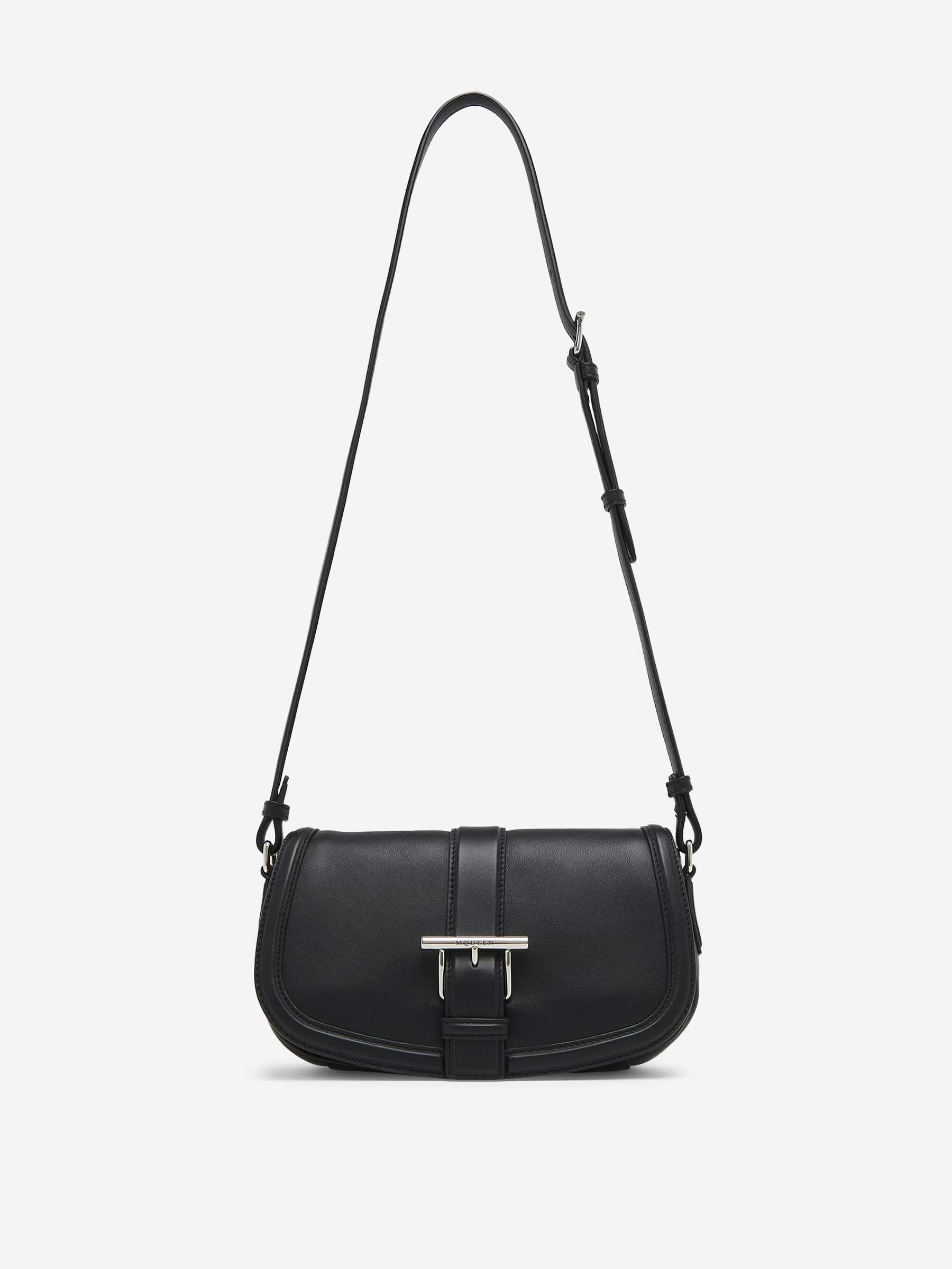 Outlet online Alexander McQueen Mujer Bolso Hombro Cuero color Negro sku 810-008187 01 - Foto 1