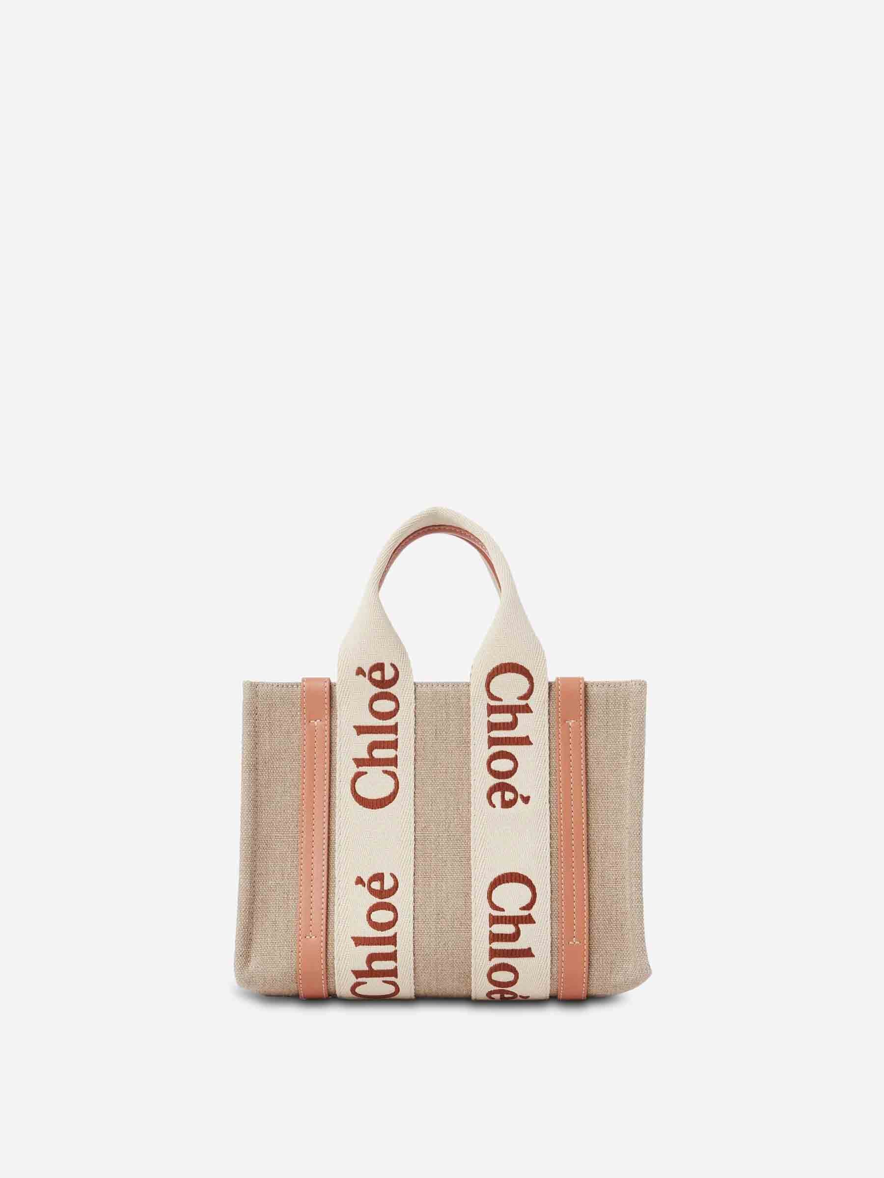 Outlet online Chloé Mujer Bolso Tote Bag Woody Mini color Naranja Claro sku 810-008204 01 - Foto 1