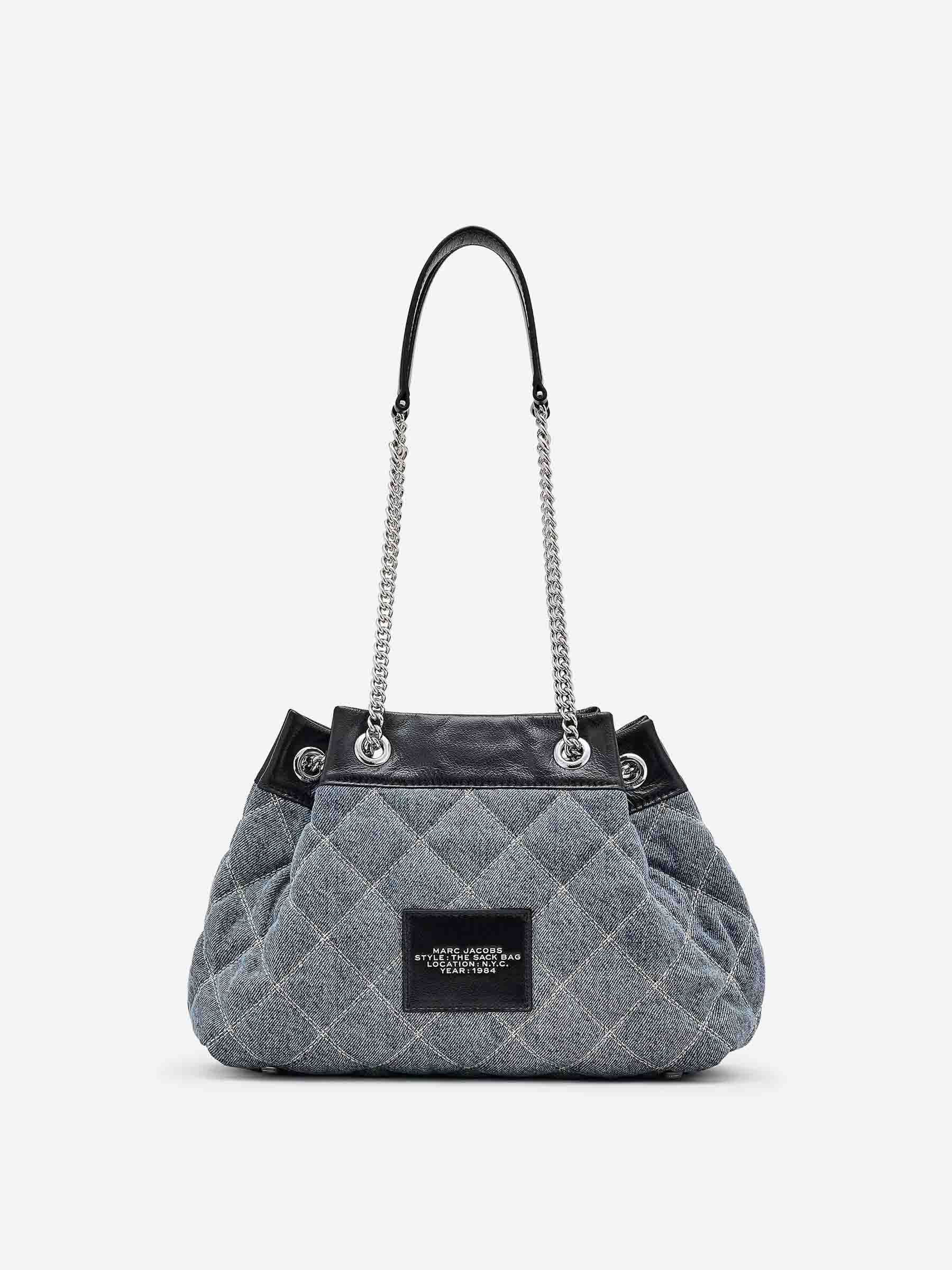 Outlet online Marc Jacobs Mujer Bolso Tote The Quilted Denim Large Chain Sack Bag color Azul Denim sku 810-008224 01 - Foto 3