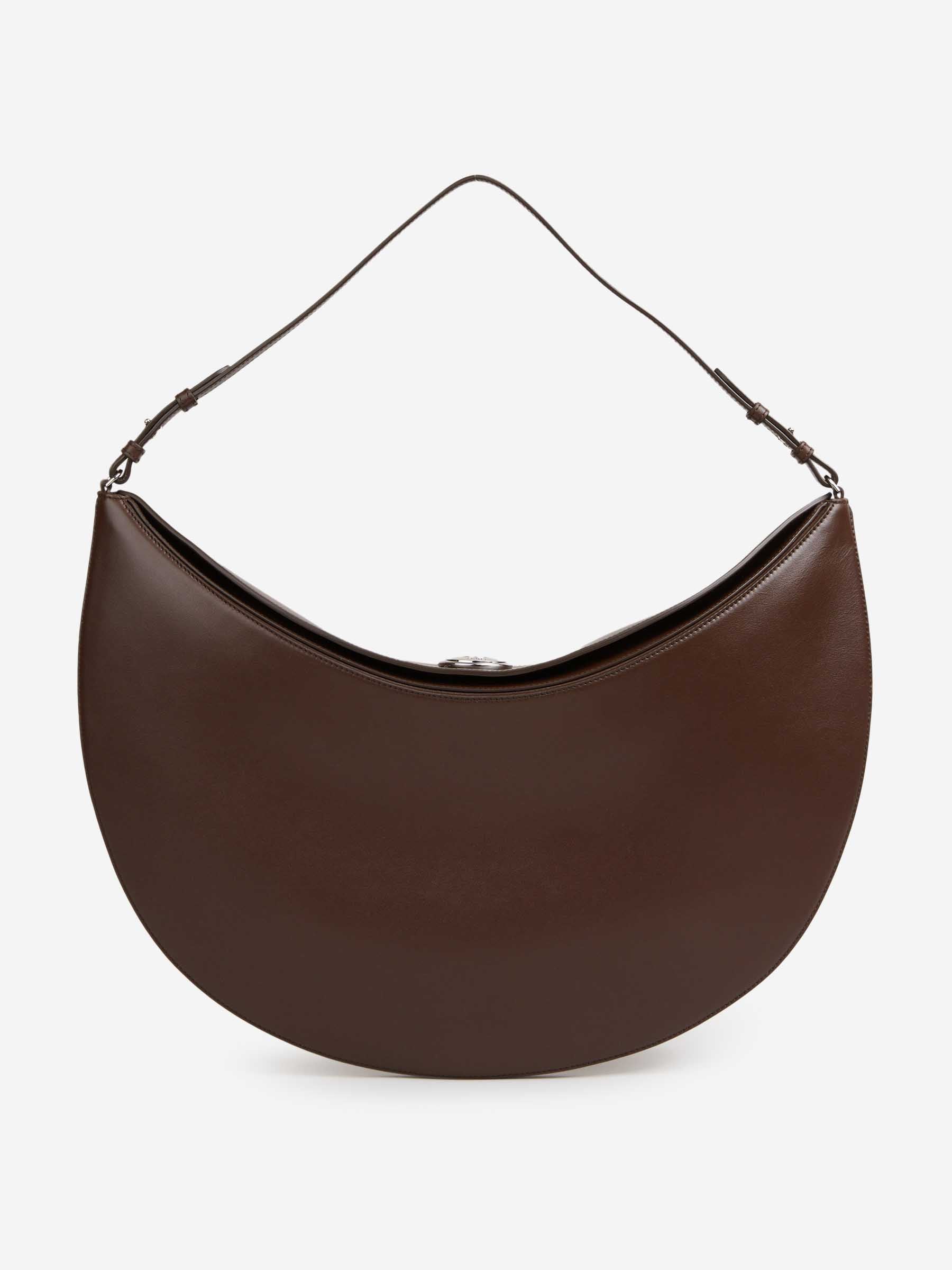 Outlet online Jacquemus Mujer Bolso Hombro Ovalo color Marrón Oscuro sku 810-008247 02 - Foto 1