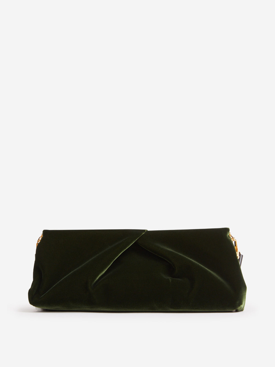 Outlet online Dries Van Noten Mujer Bolso Clutch Plisado color Verde sku 810-008278 01 - Foto 1