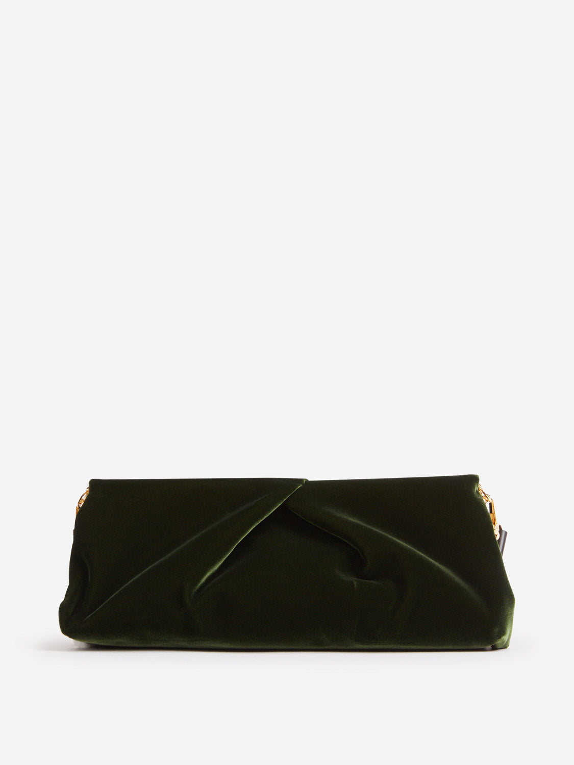 Outlet online Dries Van Noten Mujer Bolso Clutch Plisado color Verde sku 810-008278 01 - Foto 1