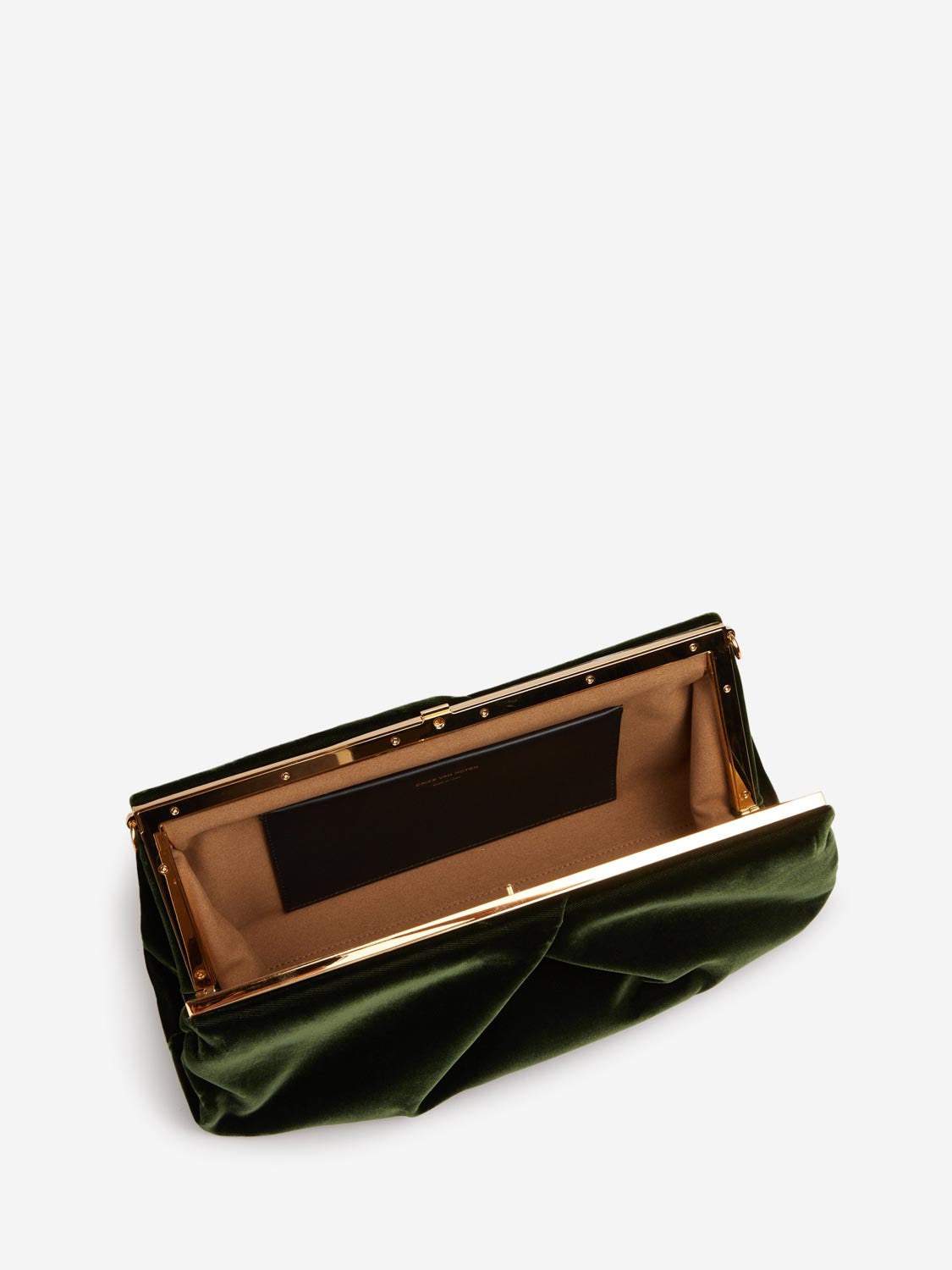Outlet online Dries Van Noten Mujer Bolso Clutch Plisado color Verde sku 810-008278 01 - Foto 4