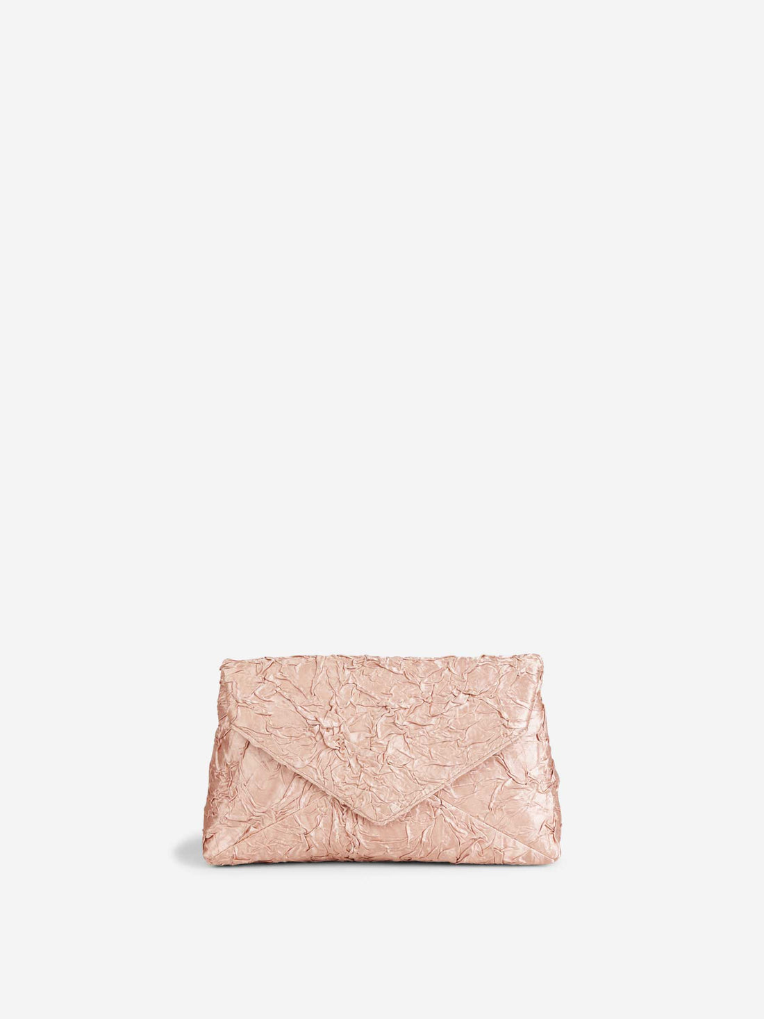 Outlet online Dries Van Noten Mujer Bolso Clutch Plisado color Rosa Oro sku 810-008411 01 - Foto 1