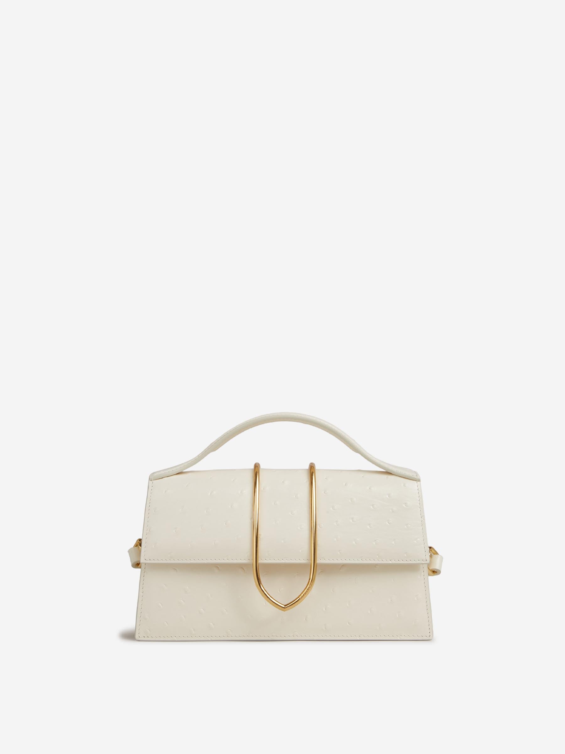 Outlet online Jacquemus Mujer Bolso Le Grand Bambino color Marfil sku 810-008513 01 - Foto 1