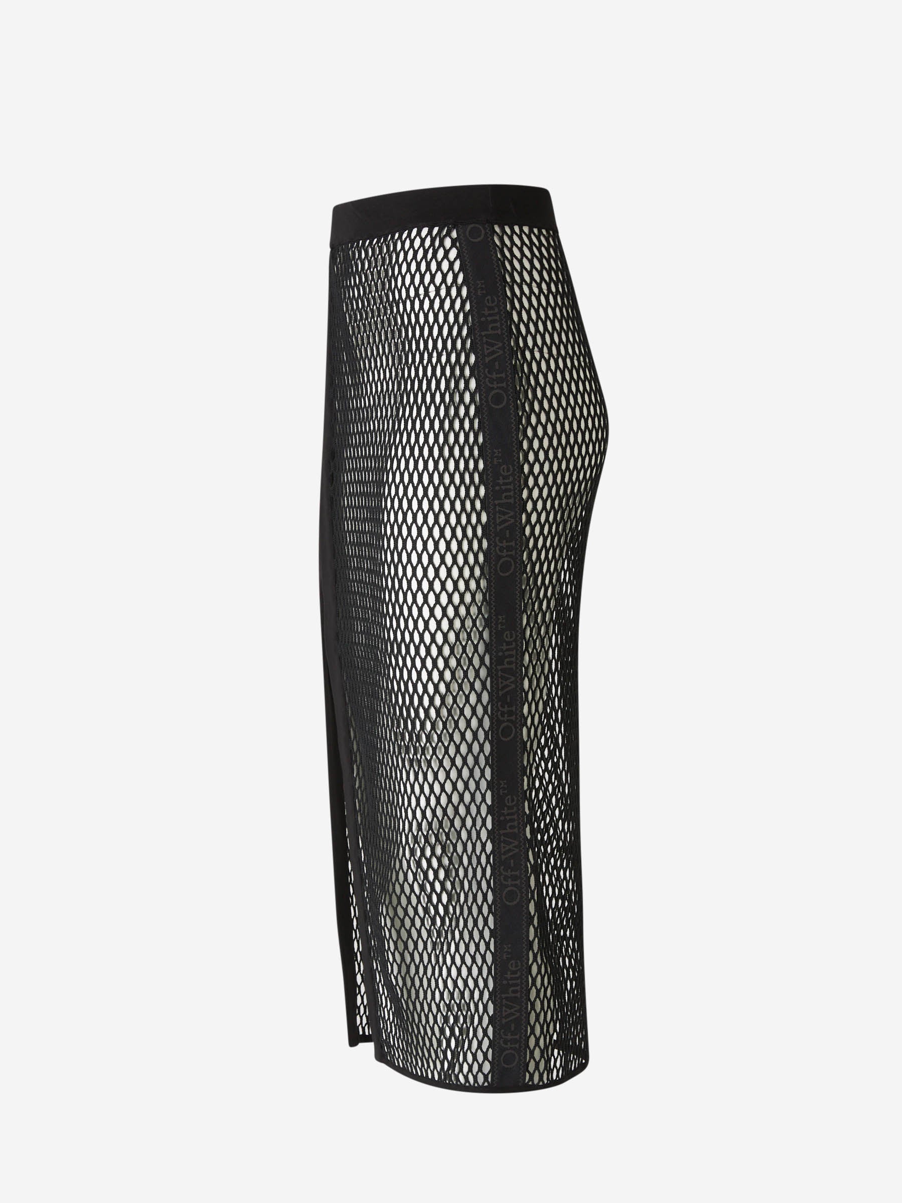 Outlet online Off-White Mujer Falda Midi Calada color Negro sku 750-001420 01 - Foto 2
