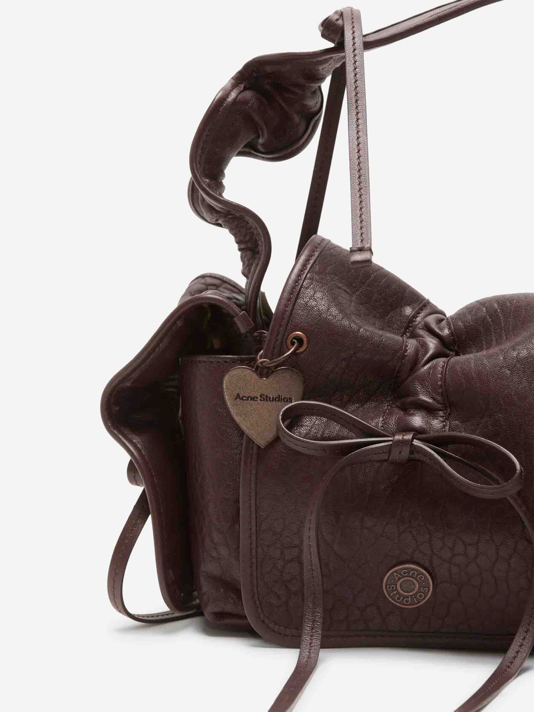 Outlet online Acne Studios Mujer Bolso Hombro Multipocket color Marrón Oscuro sku 814-000014 01 - Foto 4