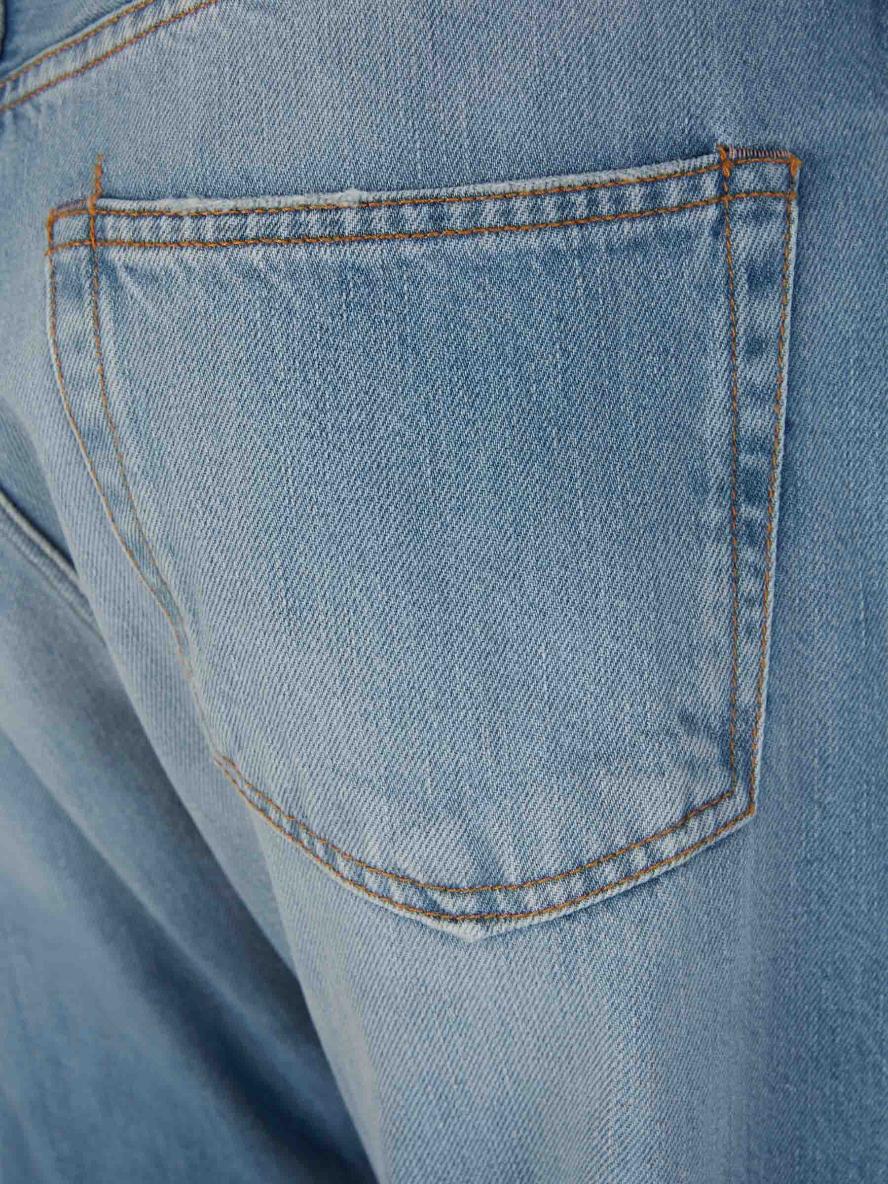 Outlet online Acne Studios Hombre Jeans Rectos Algodón color Azul Denim sku 522-002563 01 - Foto 4