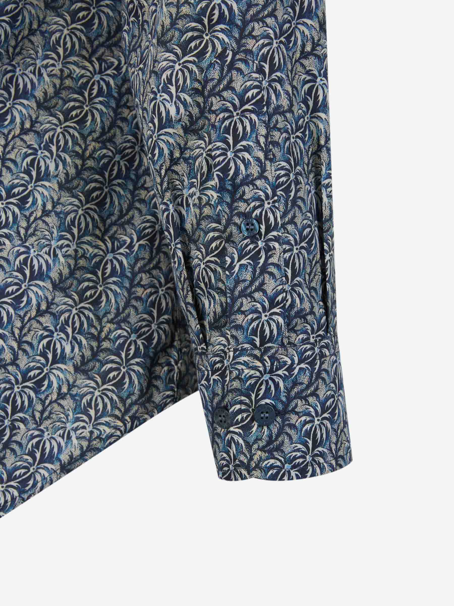 Outlet online Etro Hombre Camisa Algodón Coqueros color Azul Marino sku 531-006208 01 - Foto 4