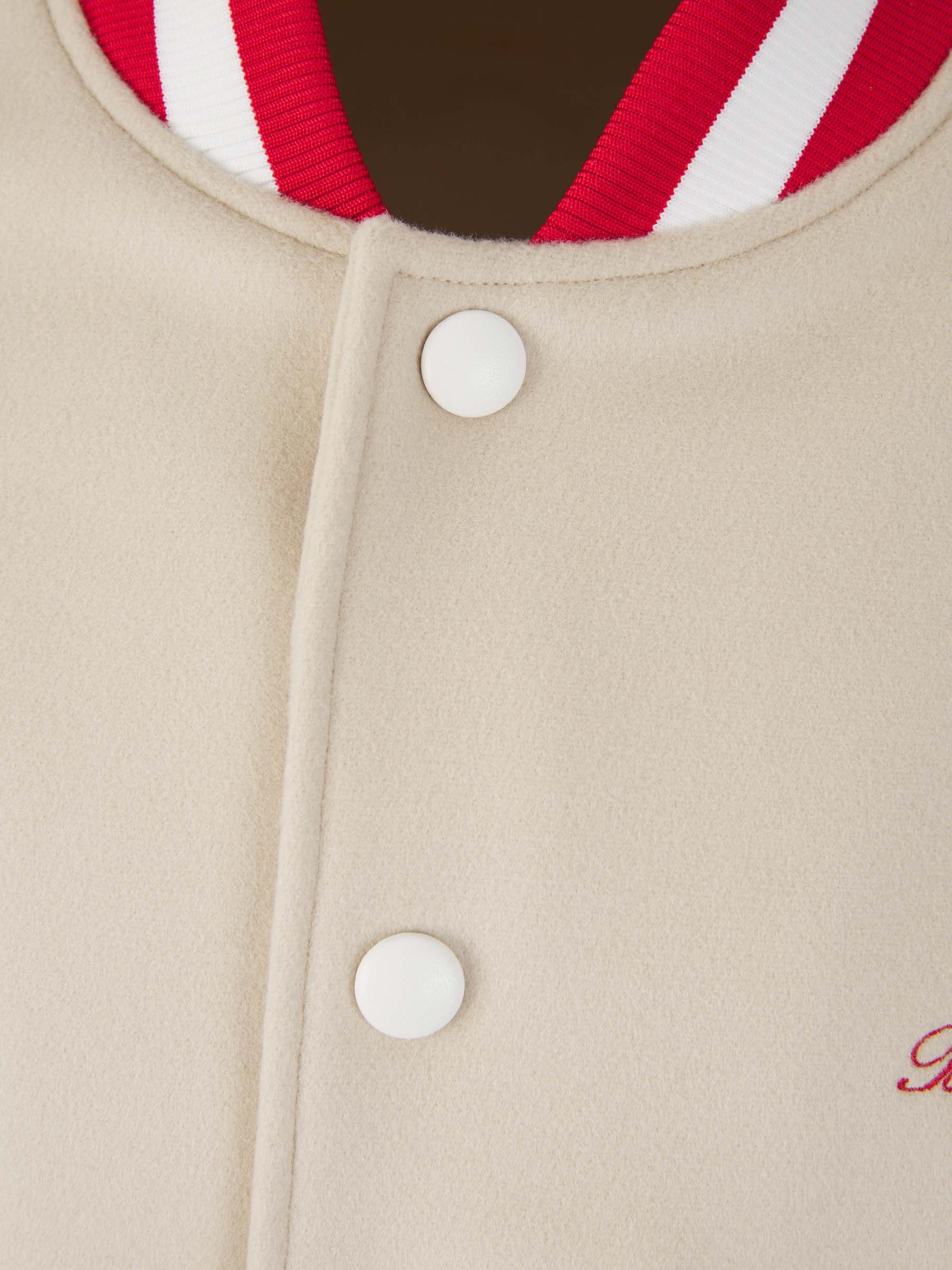 Outlet online Balmain Hombre Chaqueta Bomber Logo color Topo sku 512-002131 01 - Foto 4