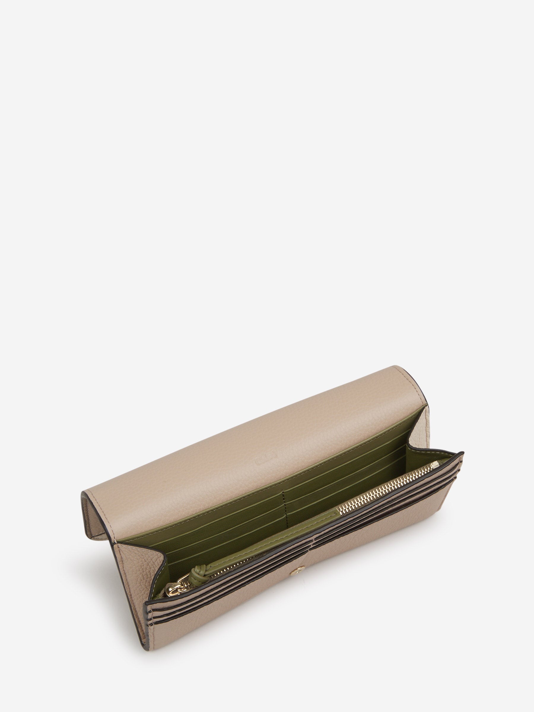 Outlet online Chloé Mujer Monedero Solapa Alphabet color Beis sku 820-000660 01 - Foto 4