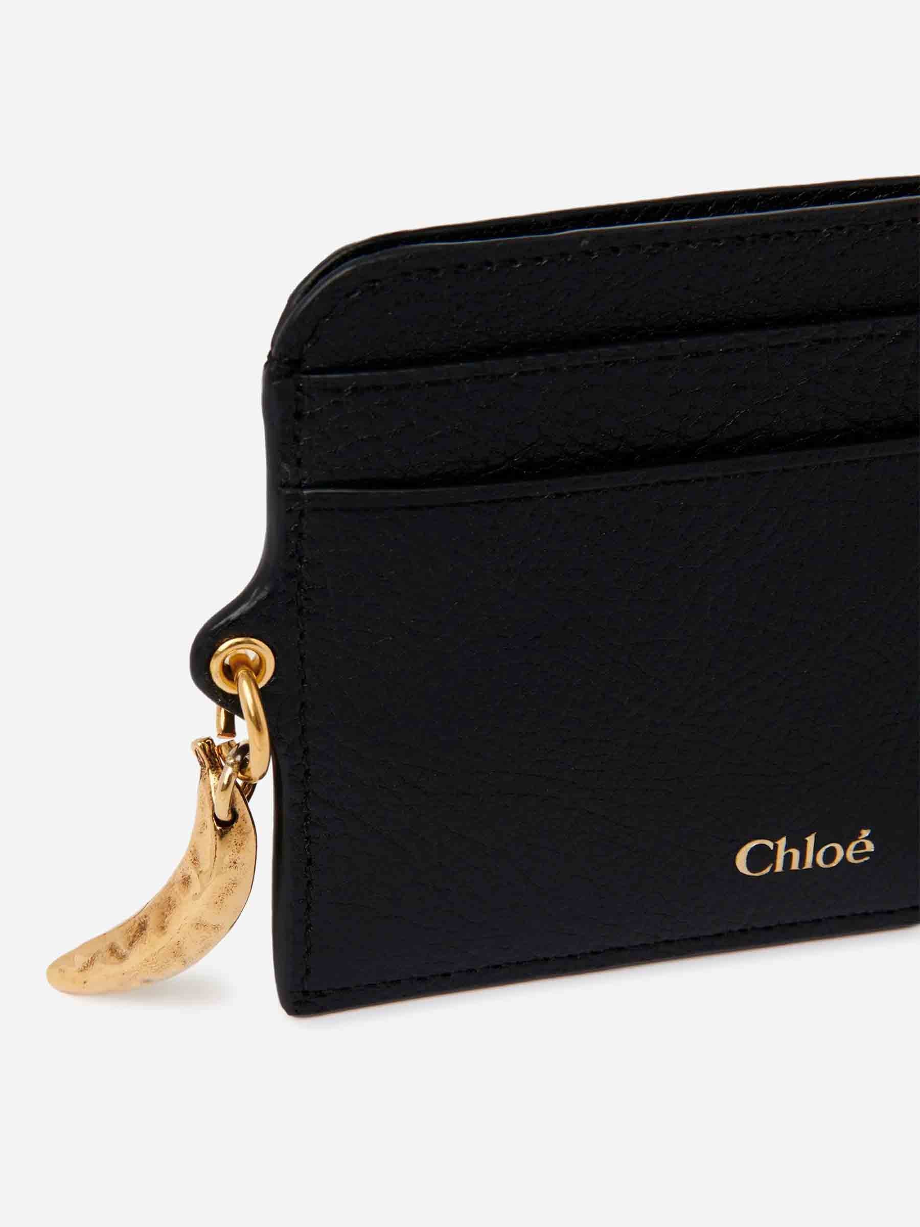 Outlet online Chloé Mujer Tarjetero Banana Granulado color Negro sku 820-000720 01 - Foto 4