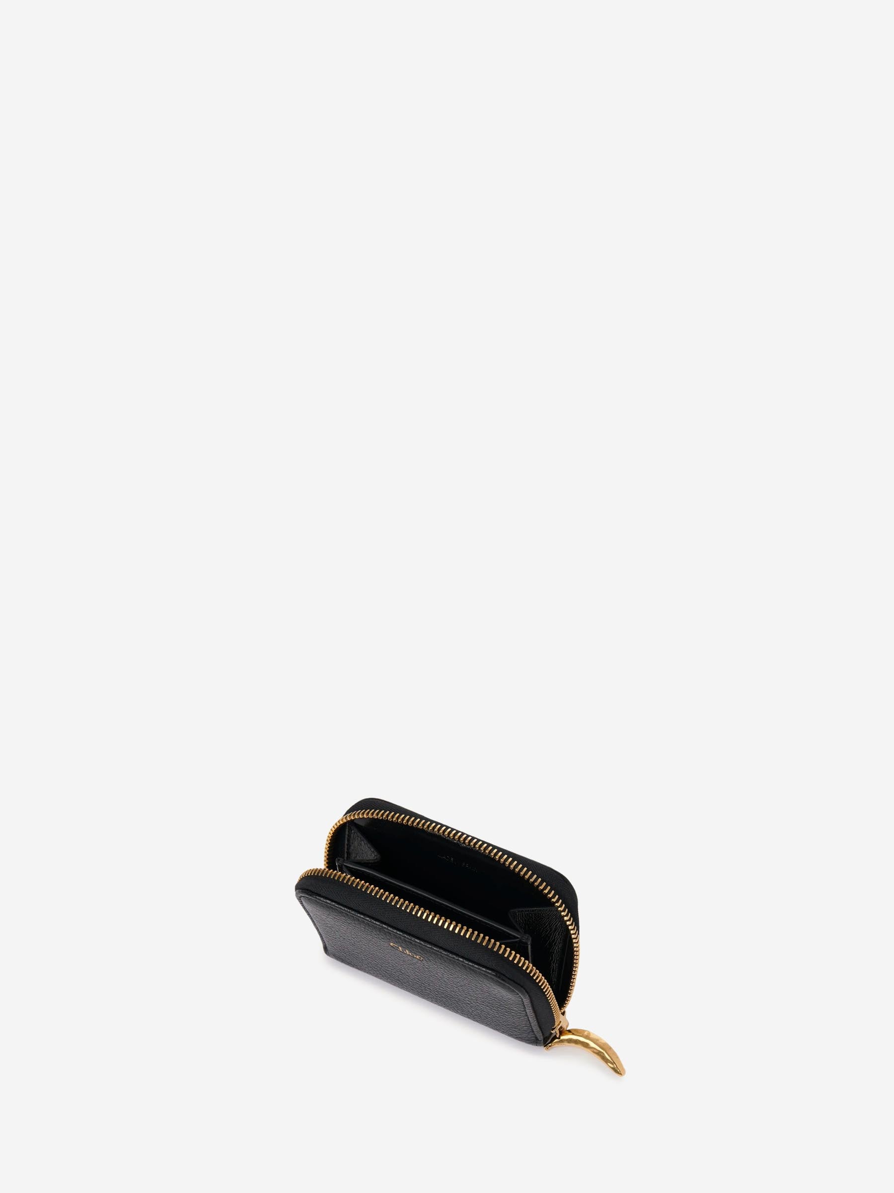 Outlet online Chloé Mujer Monedero Banana Granulado color Negro sku 820-000721 01 - Foto 4
