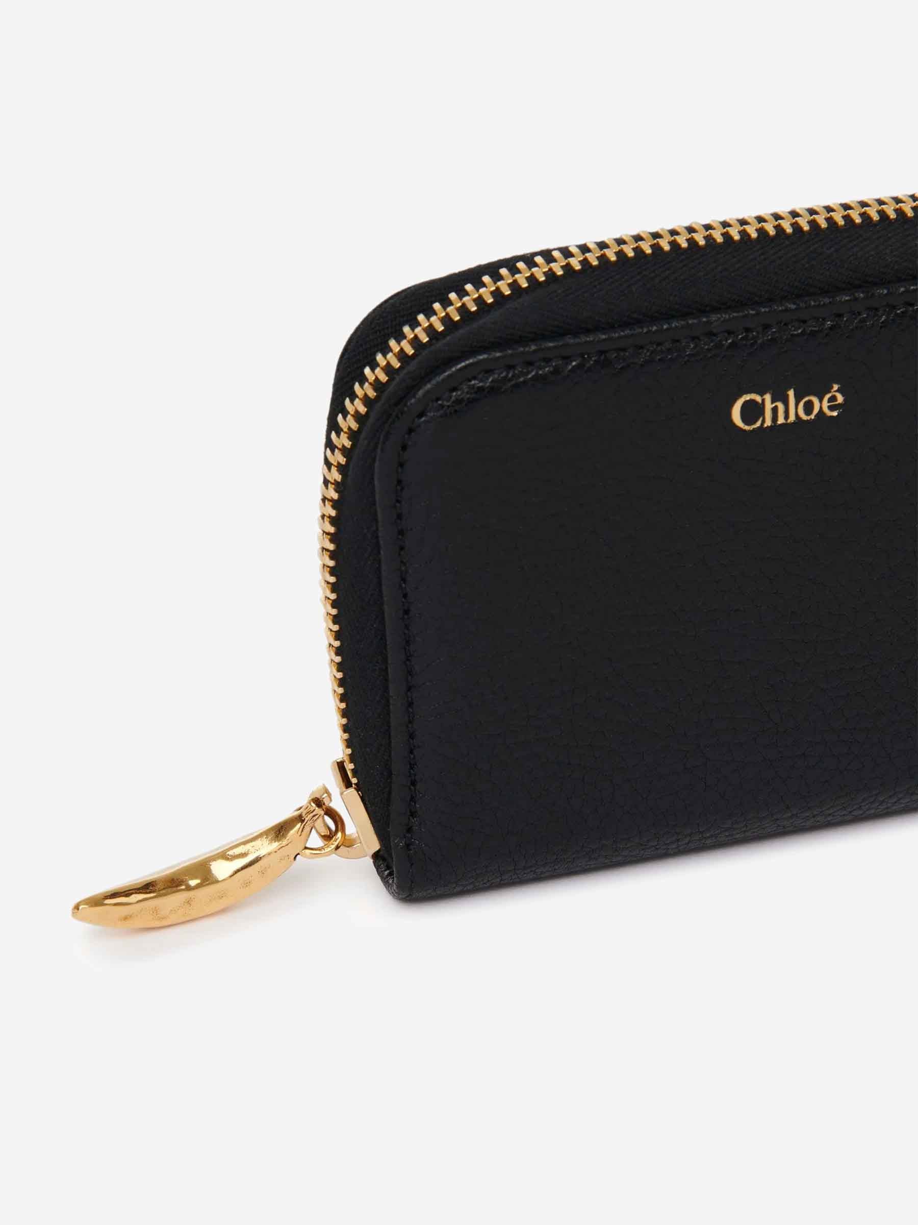 Outlet online Chloé Mujer Monedero Banana Granulado color Negro sku 820-000721 01 - Foto 5