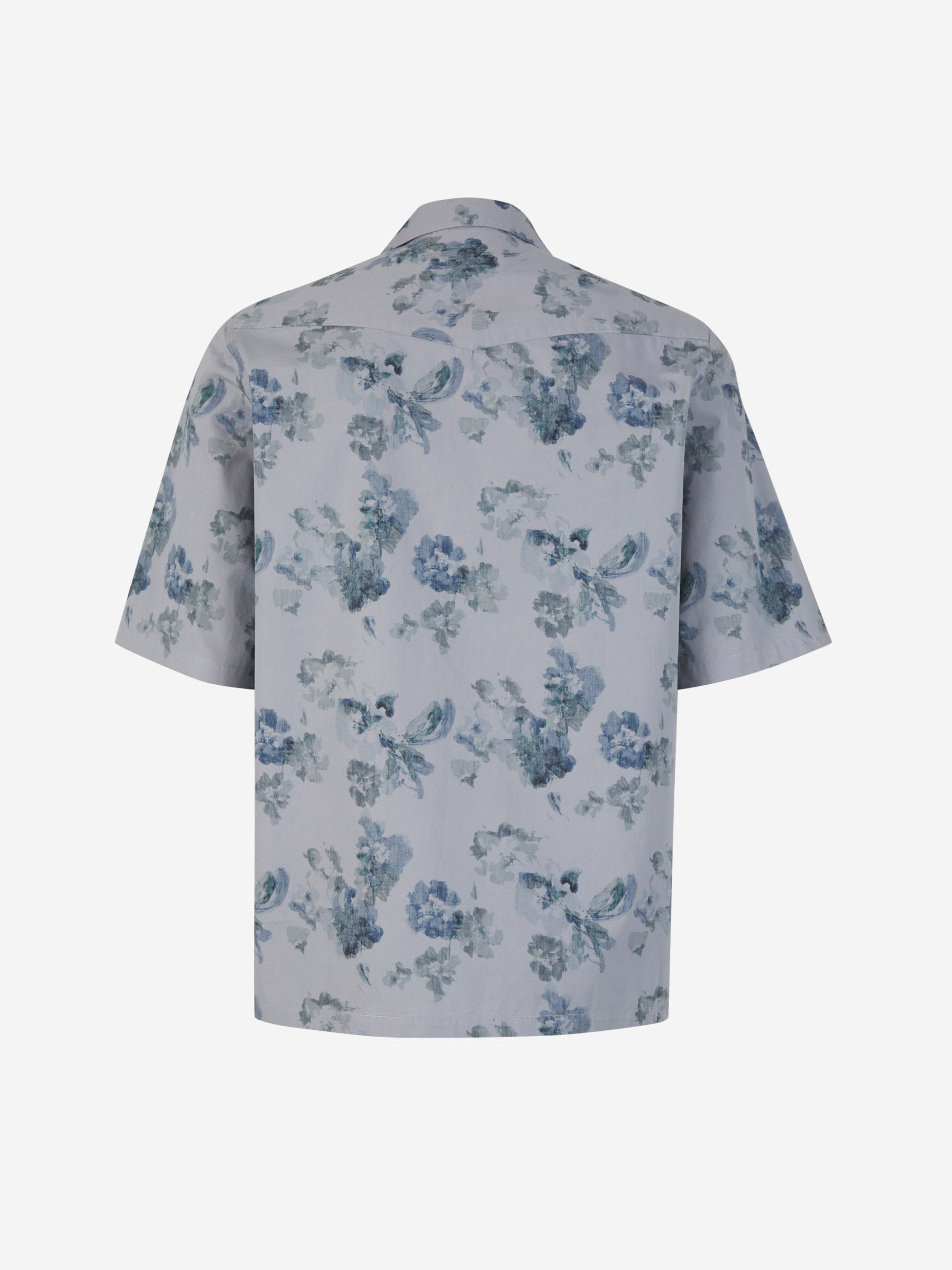 Outlet online Officine Générale Hombre Camisa Eren Algodón color Azul sku 532-000579 01 - Foto 3