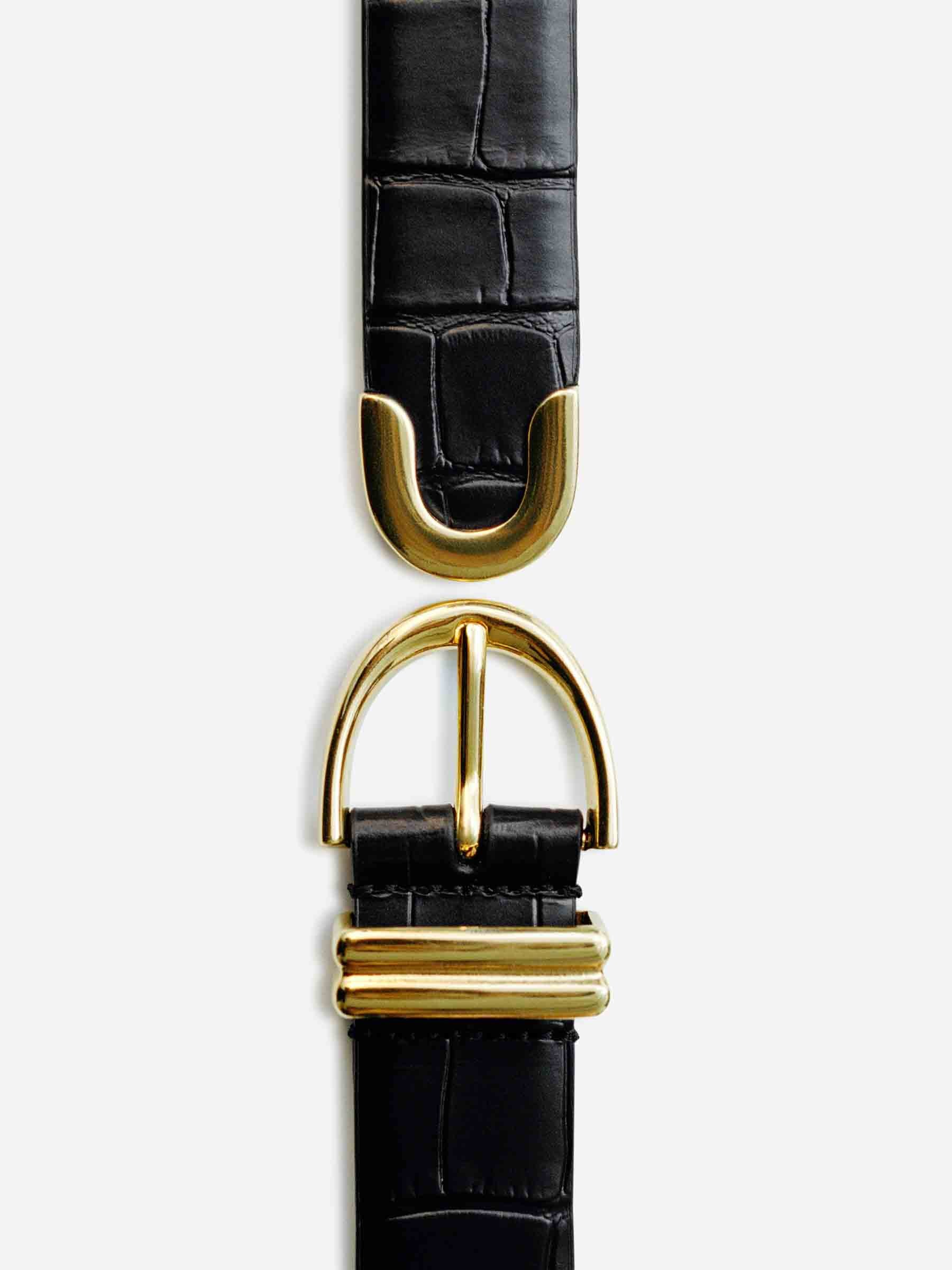 Outlet online Khaite Mujer Cinturón Bambi color Negro sku 830-000391 01 - Foto 3