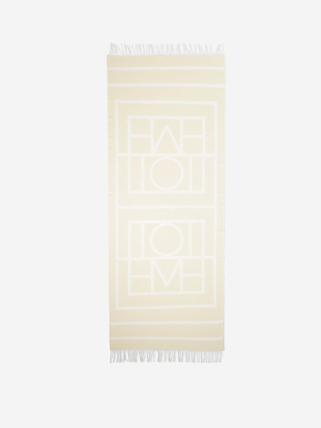 TOTEME Mujer Barcelona Bufanda Monograma Logo color Crema sku 840-000797 01 - Foto 2