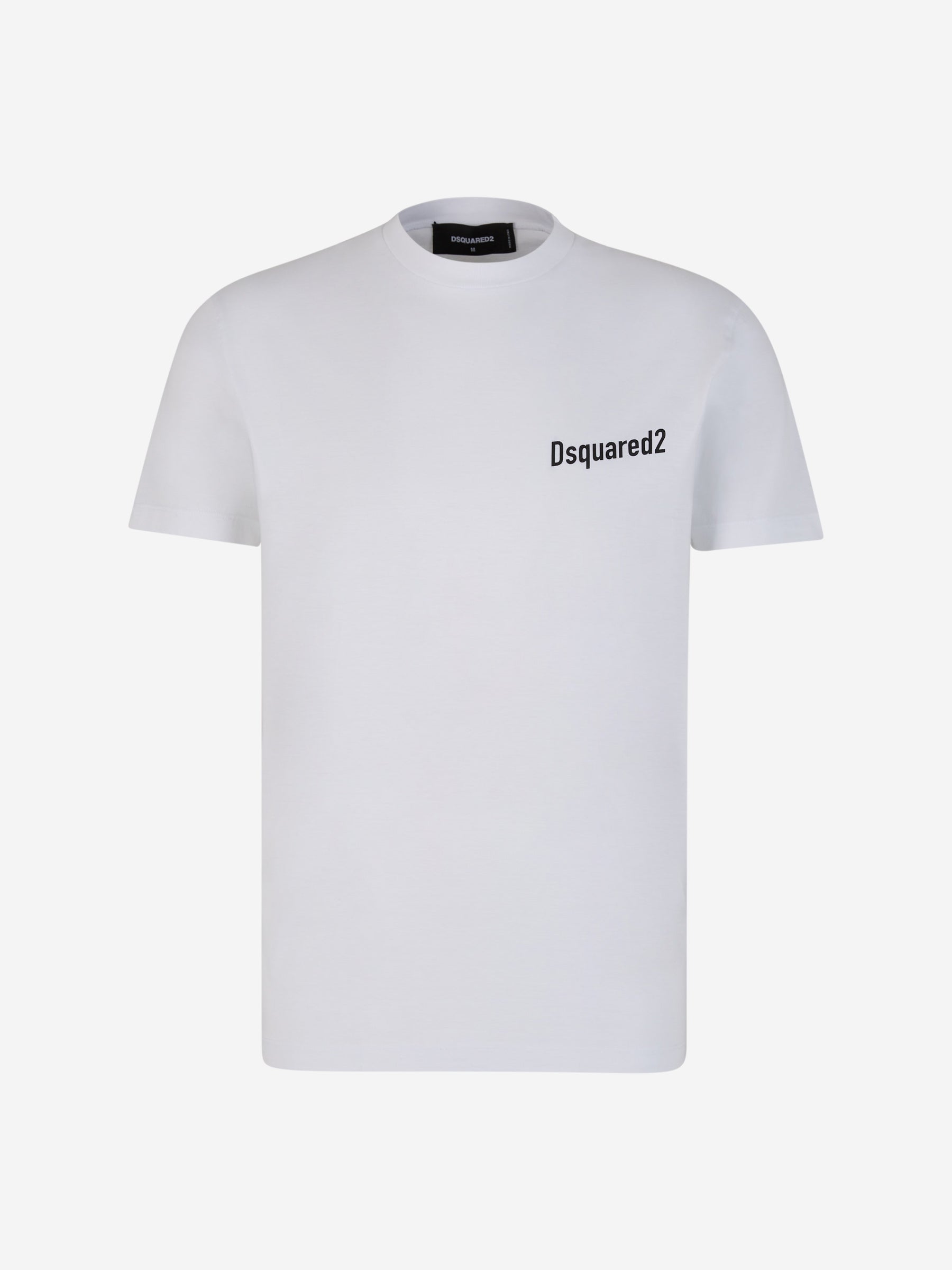 Outlet online Dsquared2 Hombre Camiseta Estampada Algodón color Blanco sku 553-003650 01 - Foto 1