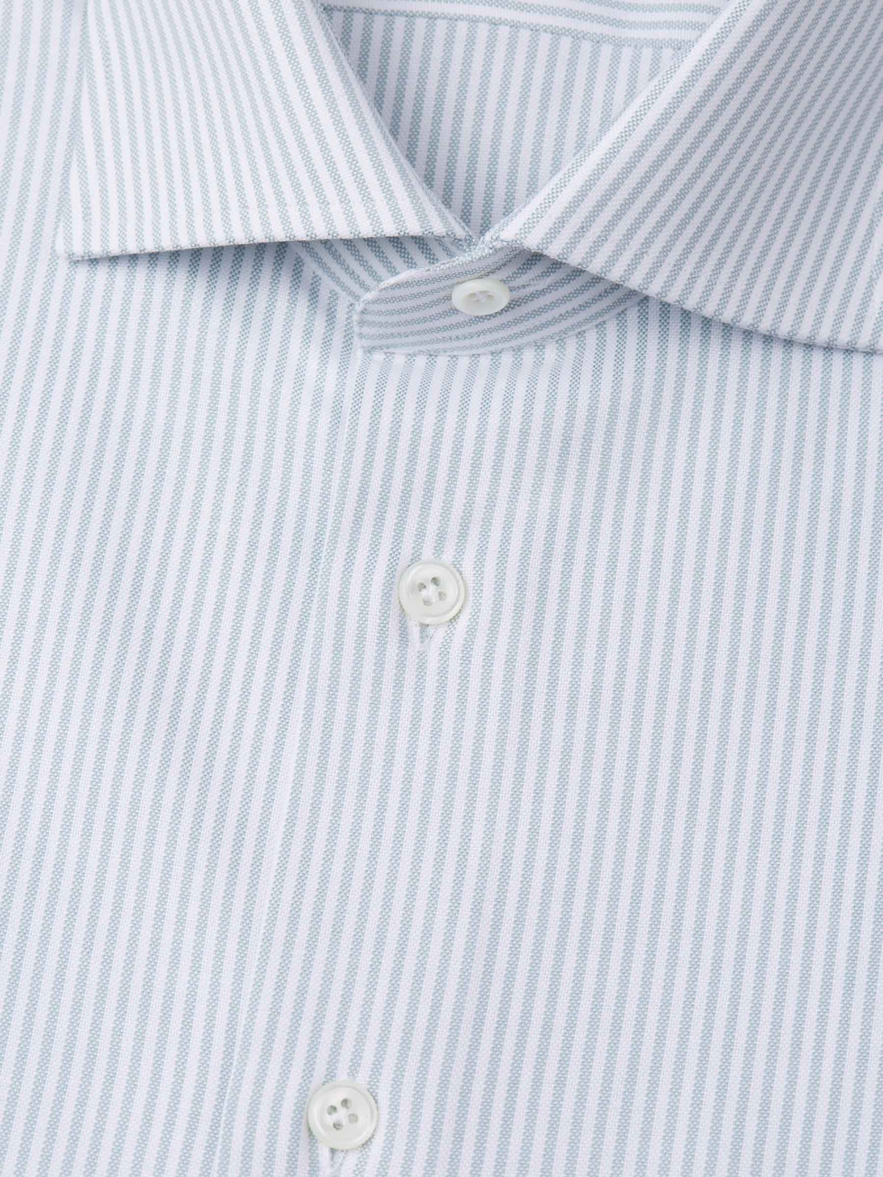 Outlet online Santa Eulalia Hombre Camisa Motivo Rayas color Verde Menta sku 401-003107 01 - Foto 2