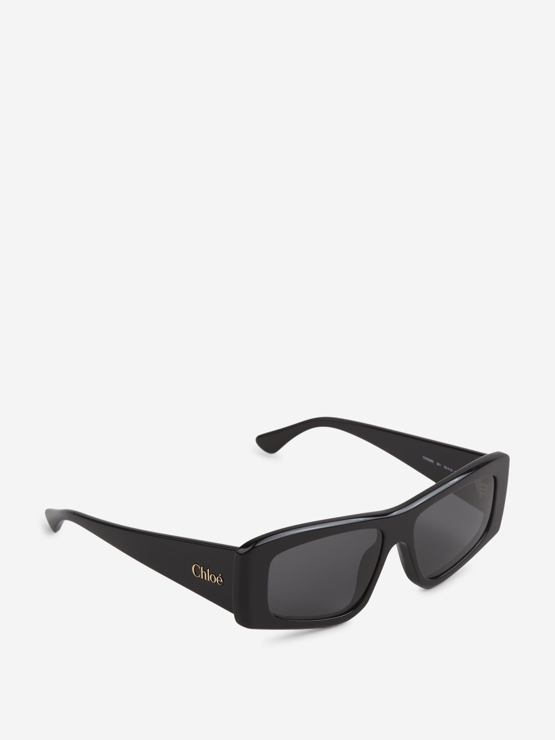 Outlet online Chloé Mujer Gafas de Sol Rectangulares color Carey sku 860-001255 02 - Foto 2
