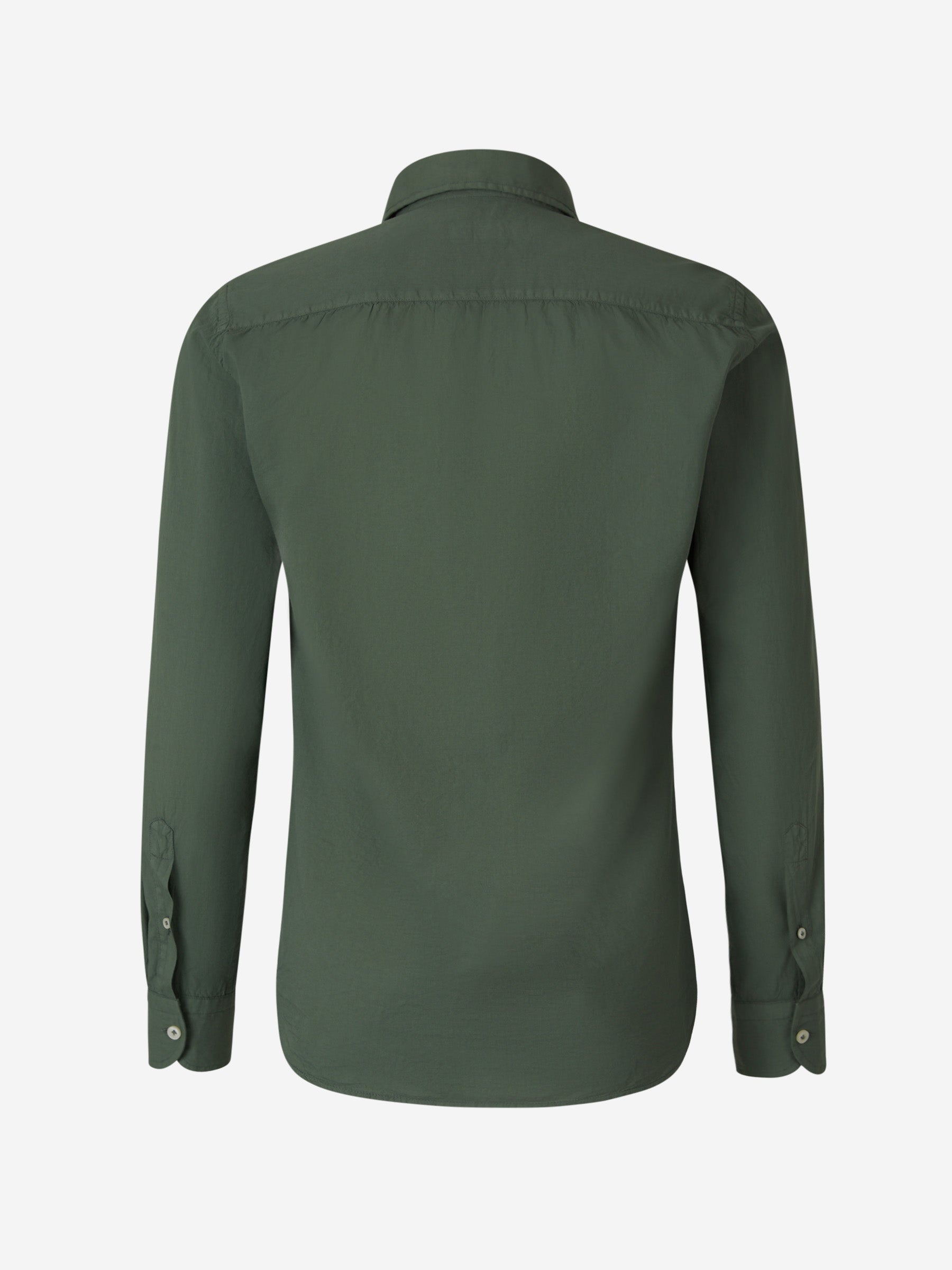 Outlet online Santa Eulalia Hombre Camisa Formal Algodón color Verde Oscuro sku 531-006251 04 - Foto 2