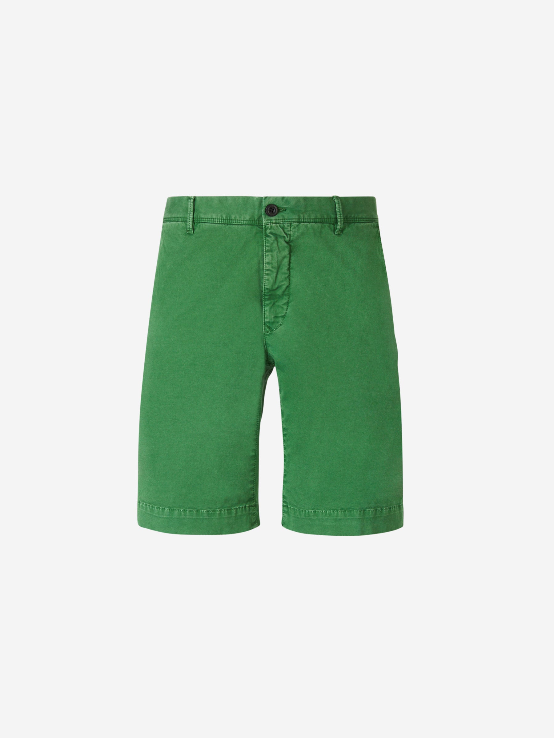 Outlet online Incotex Slacks Hombre Bermudas Casual Algodón color Verde Claro sku 523-000919 02 - Foto 1