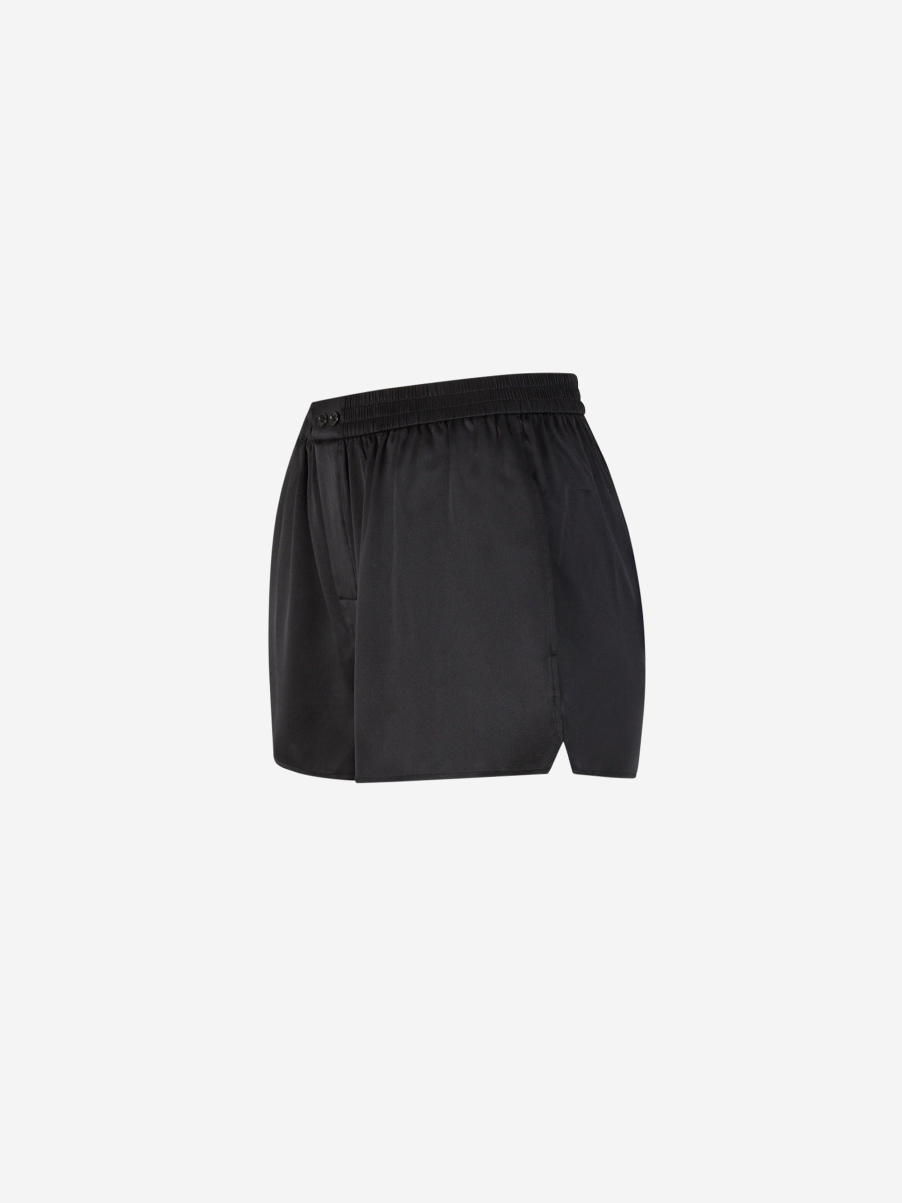 Outlet online Alexander Wang Mujer Bermudas Satinadas Algodón color Negro sku 762-000461 01 - Foto 3