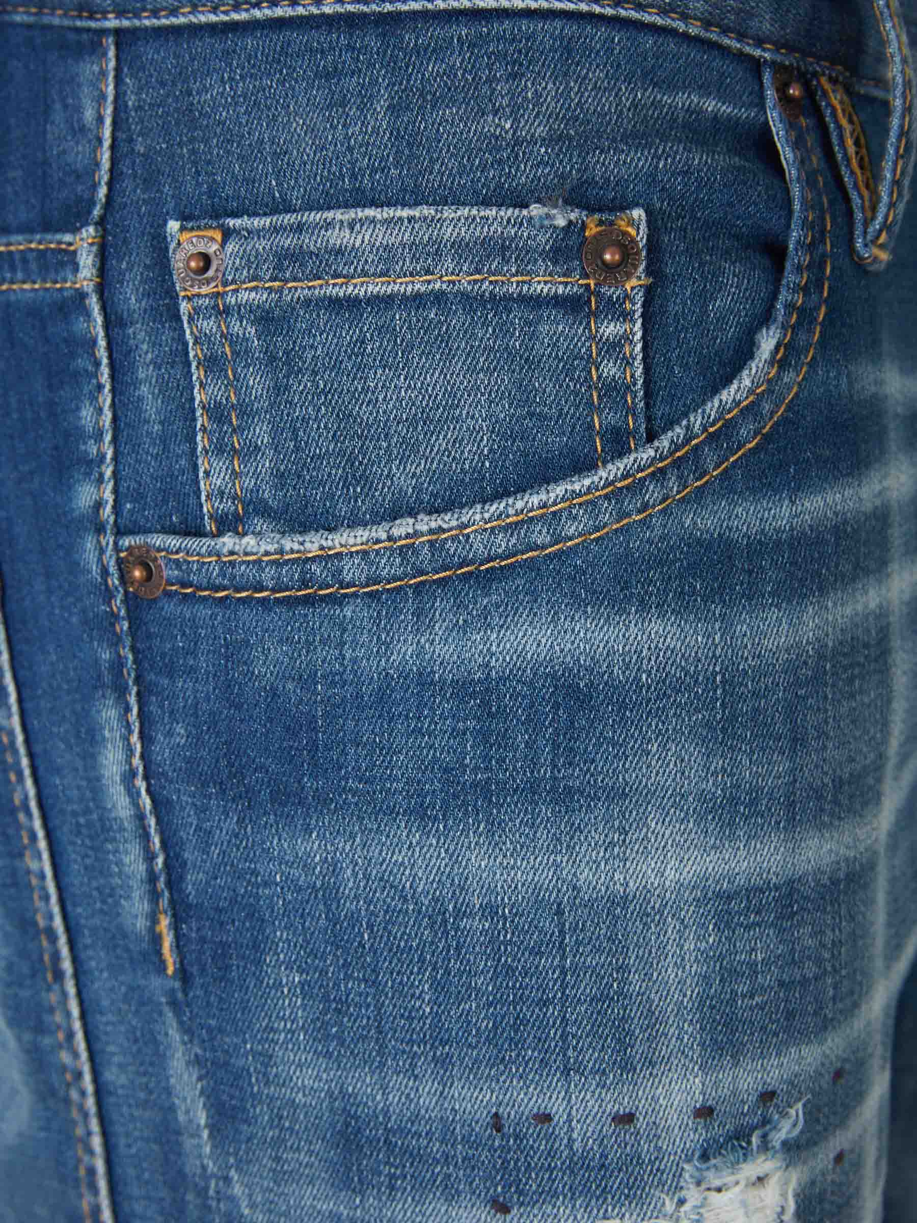 Outlet online Dsquared2 Hombre Jeans Skater Algodón color Azul Denim sku 522-002613 01 - Foto 3